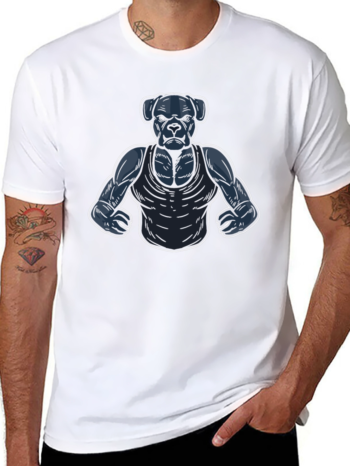 Dog Bod T-Shirt - Black Graphic Tee