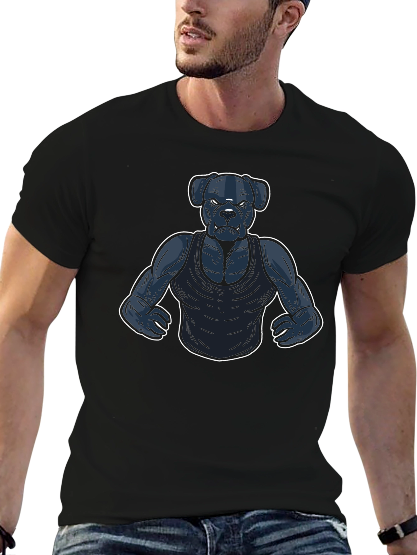 Dog Bod T-Shirt - Black Graphic Tee