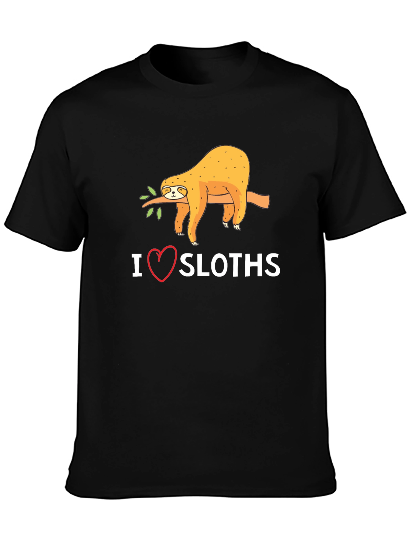 I Heart Sloths Graphic T-Shirt - Unisex Casual Tee