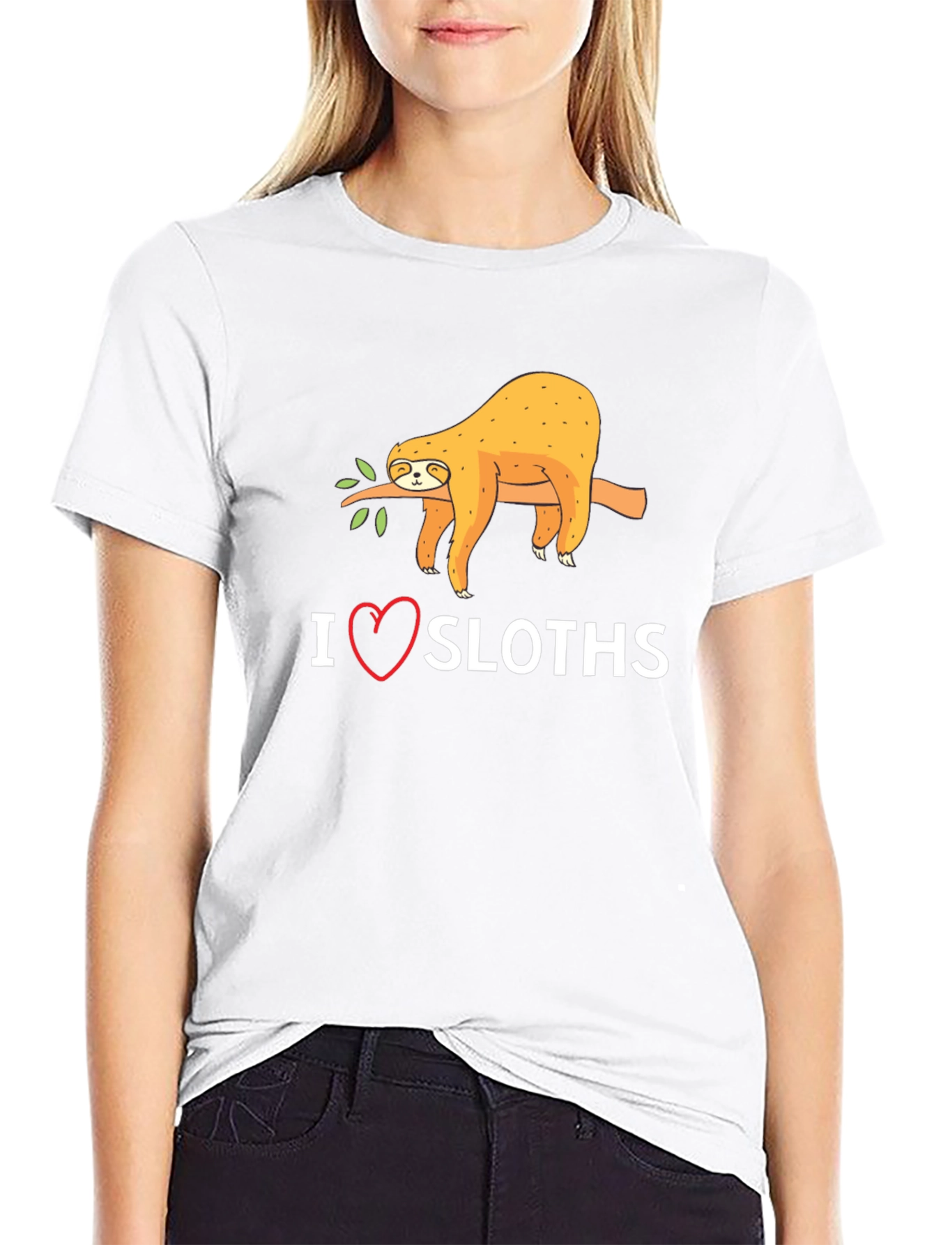 I Heart Sloths Graphic T-Shirt - Unisex Casual Tee