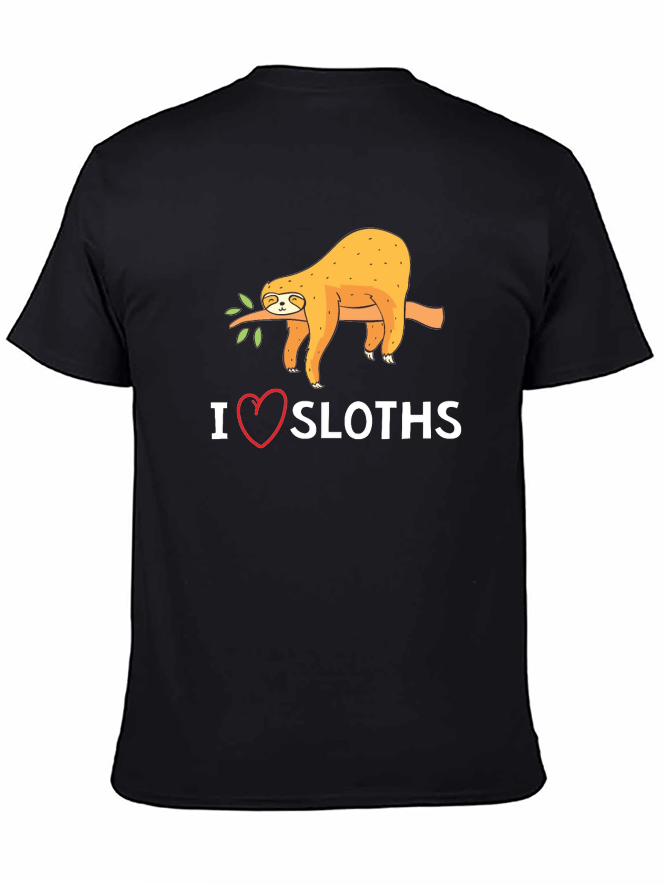 I Heart Sloths Graphic T-Shirt - Unisex Casual Tee