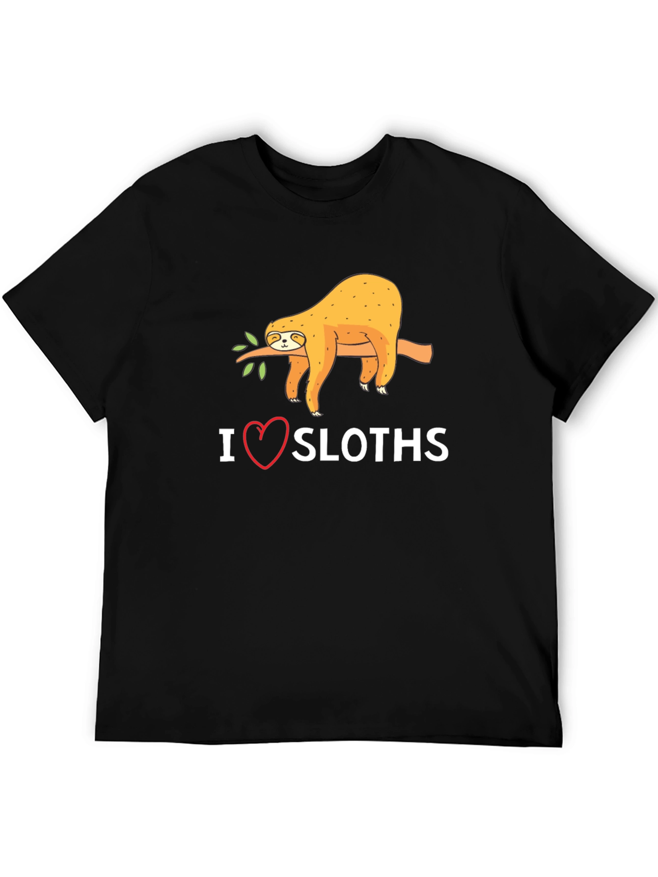 I Heart Sloths Graphic T-Shirt - Unisex Casual Tee