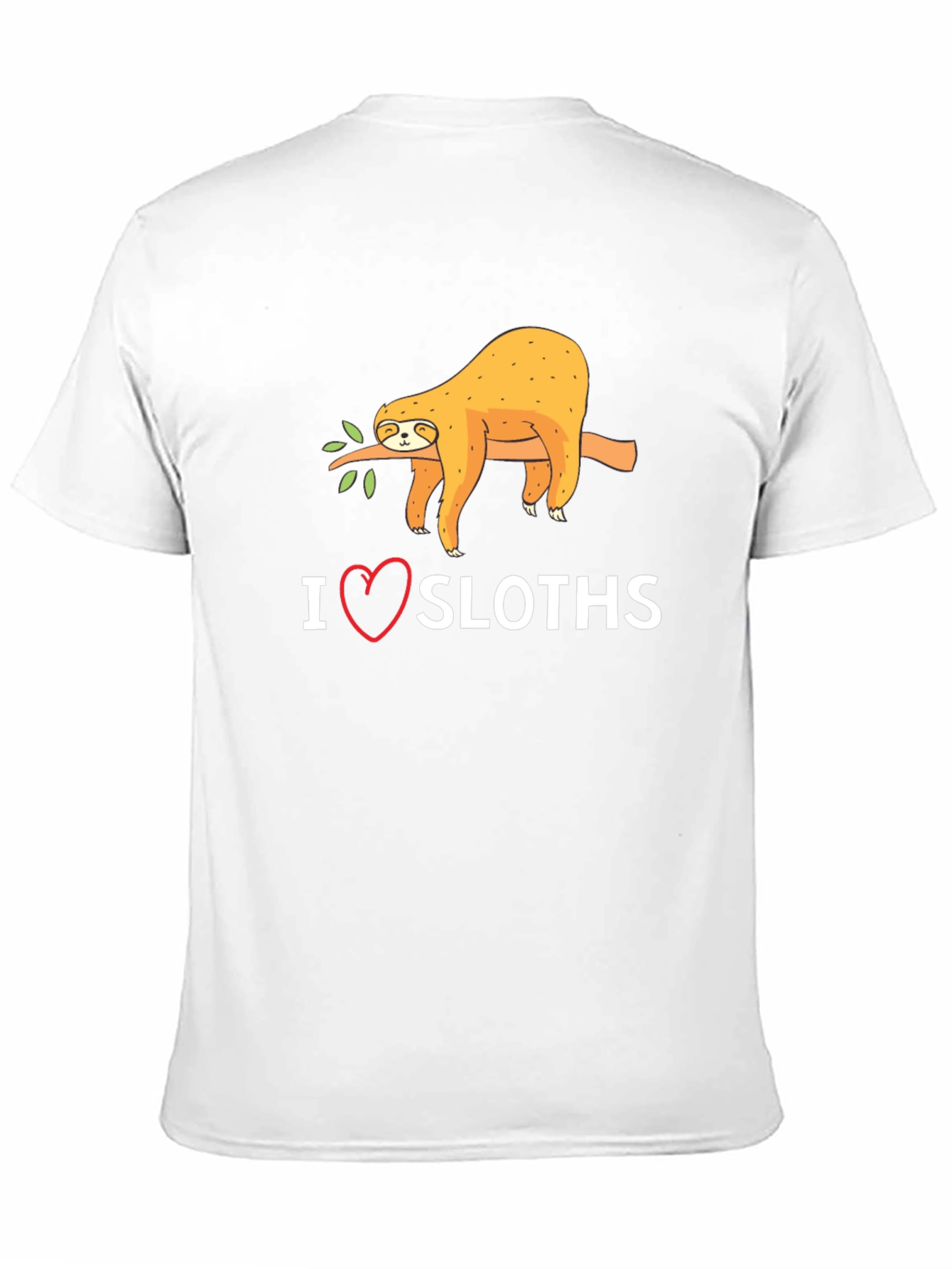 I Heart Sloths Graphic T-Shirt - Unisex Casual Tee