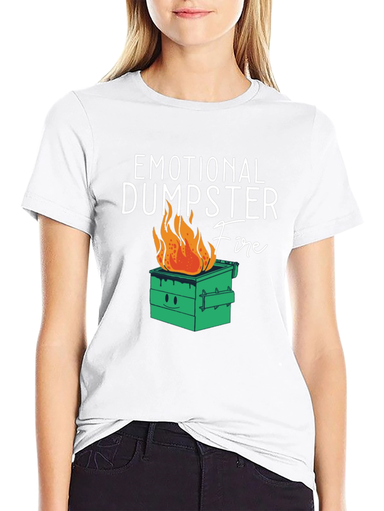 Emotional Dumpster Fire Graphic Tee