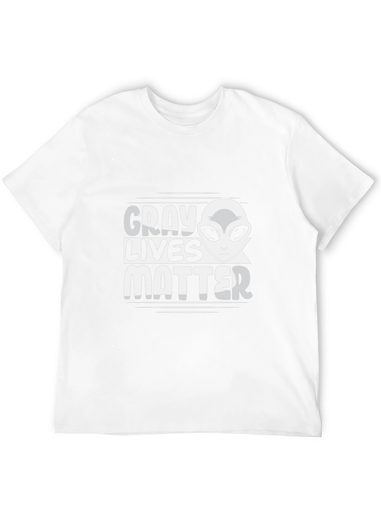 Gray Lives Matter Graphic T-Shirt