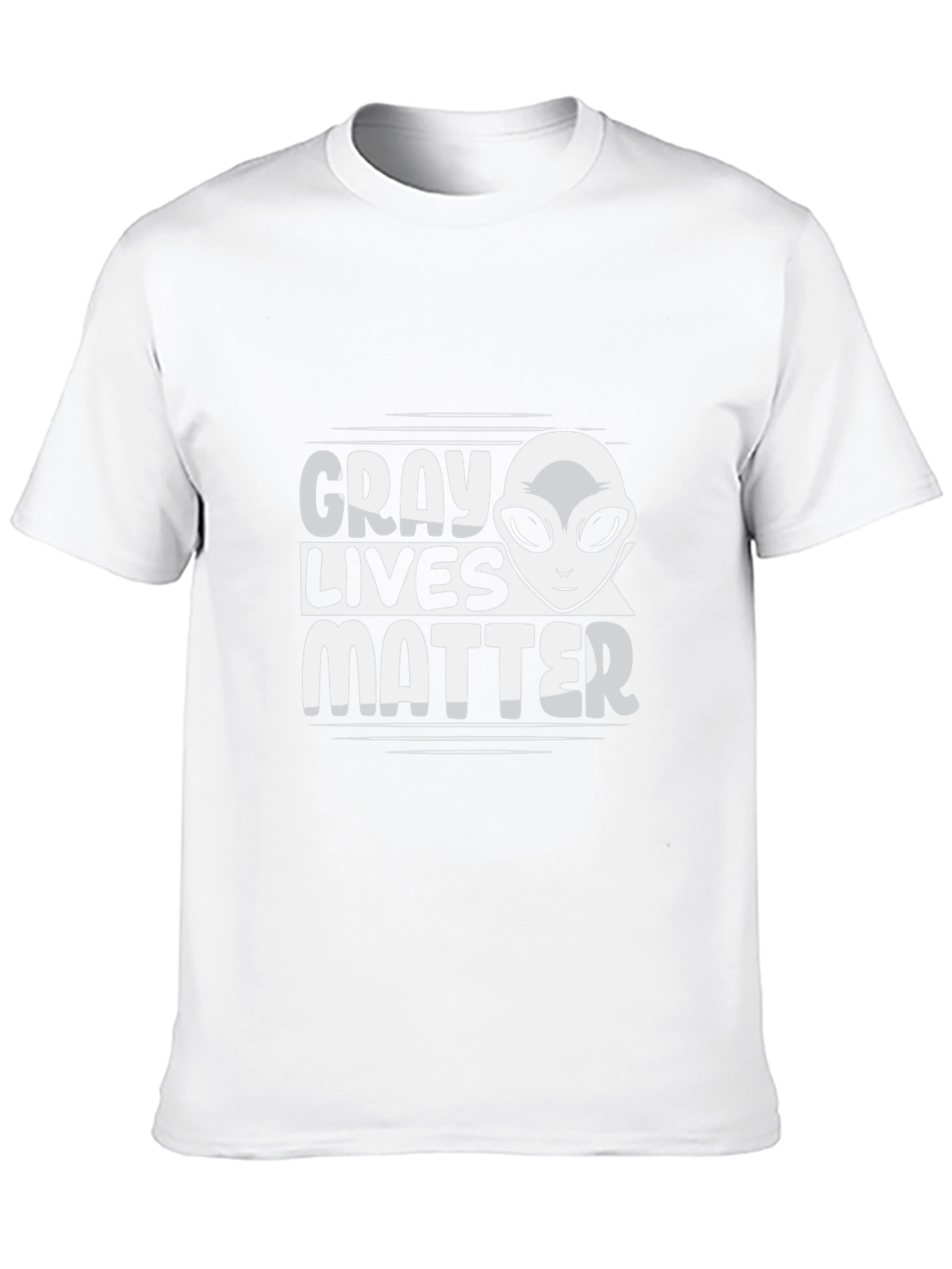 Gray Lives Matter Graphic T-Shirt