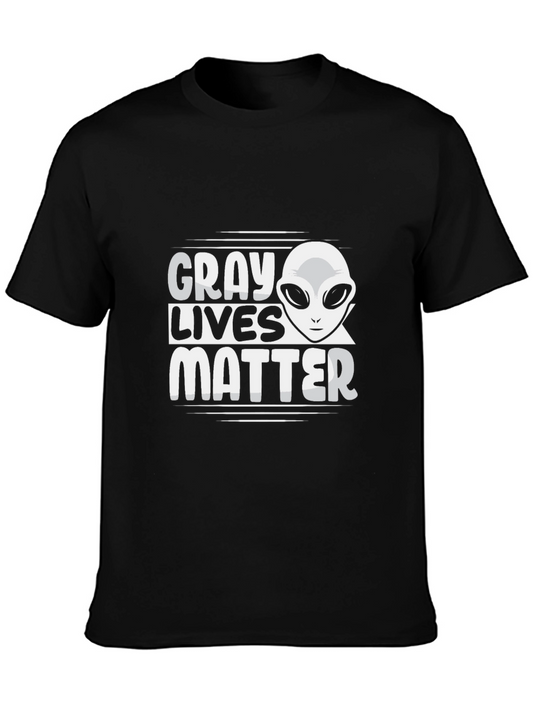 Gray Lives Matter Graphic T-Shirt