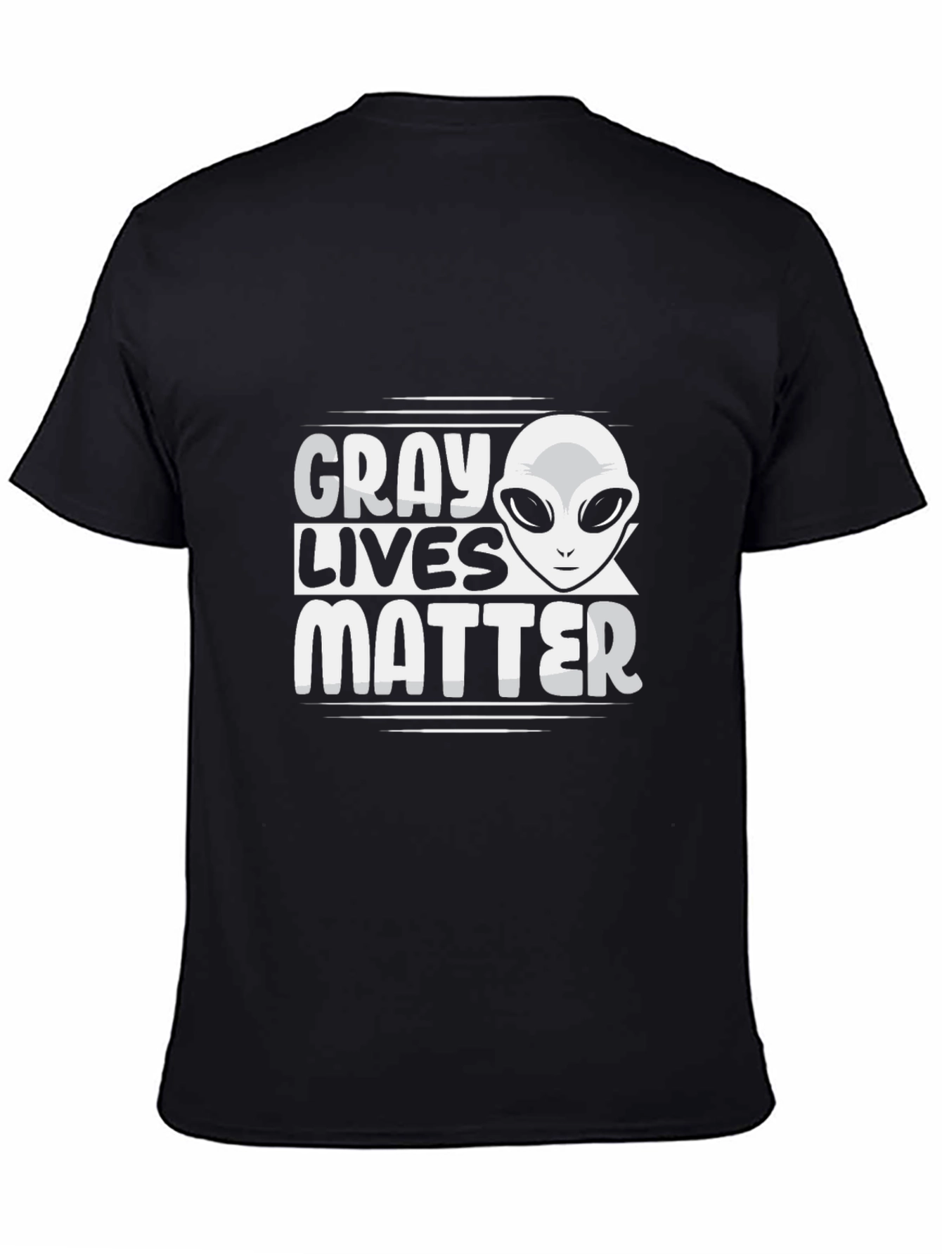 Gray Lives Matter Graphic T-Shirt
