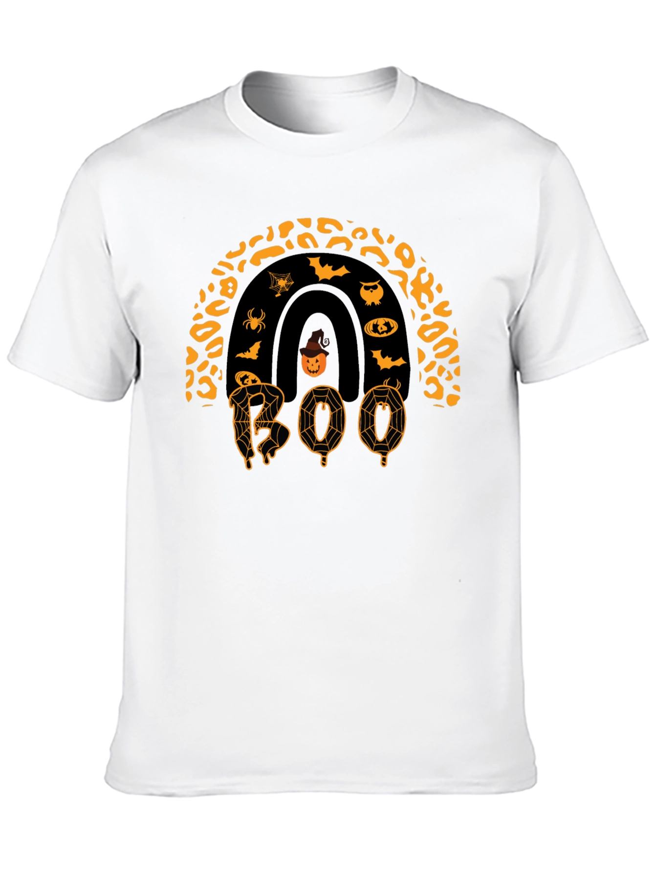 Halloween Rainbow BOO Graphic T-Shirt