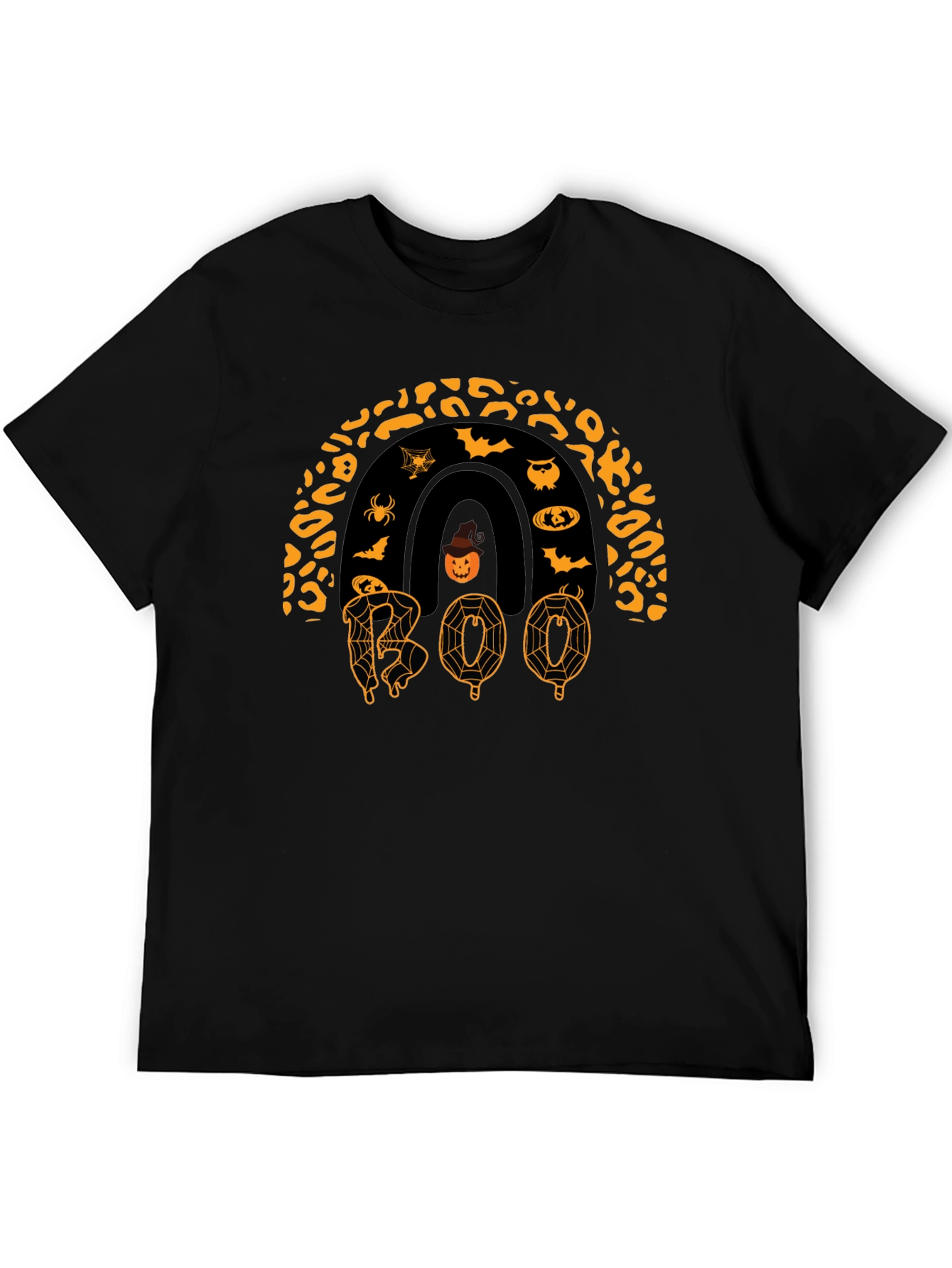 Halloween Rainbow BOO Graphic T-Shirt