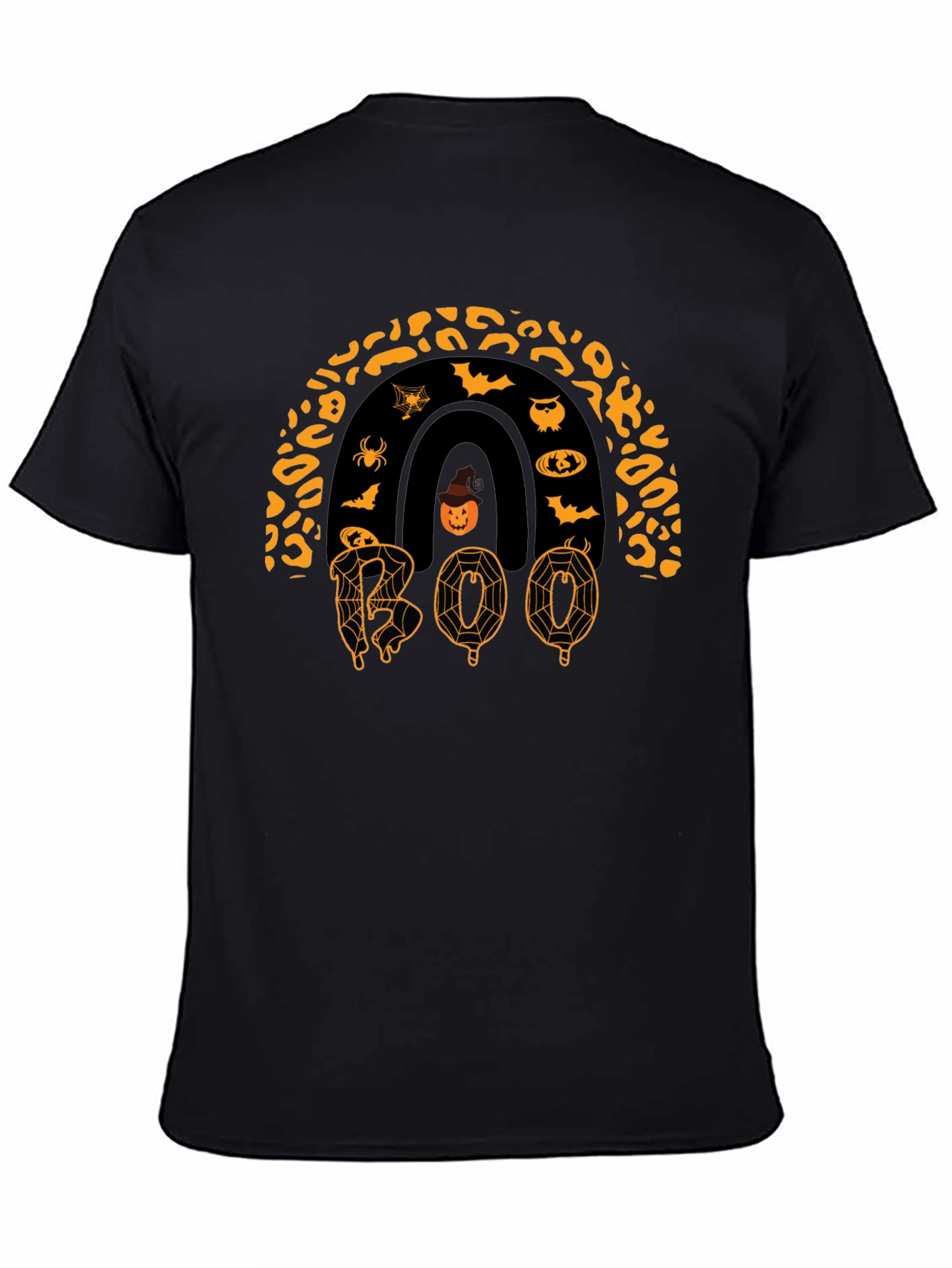 Halloween Rainbow BOO Graphic T-Shirt