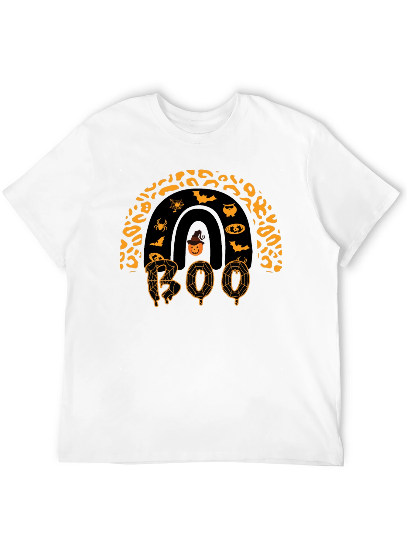 Halloween Rainbow BOO Graphic T-Shirt