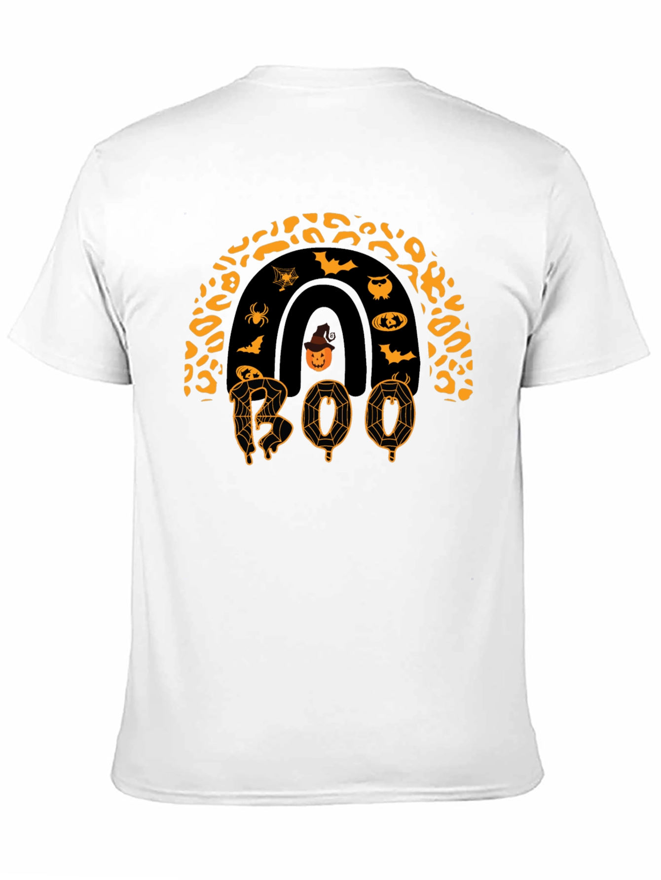 Halloween Rainbow BOO Graphic T-Shirt
