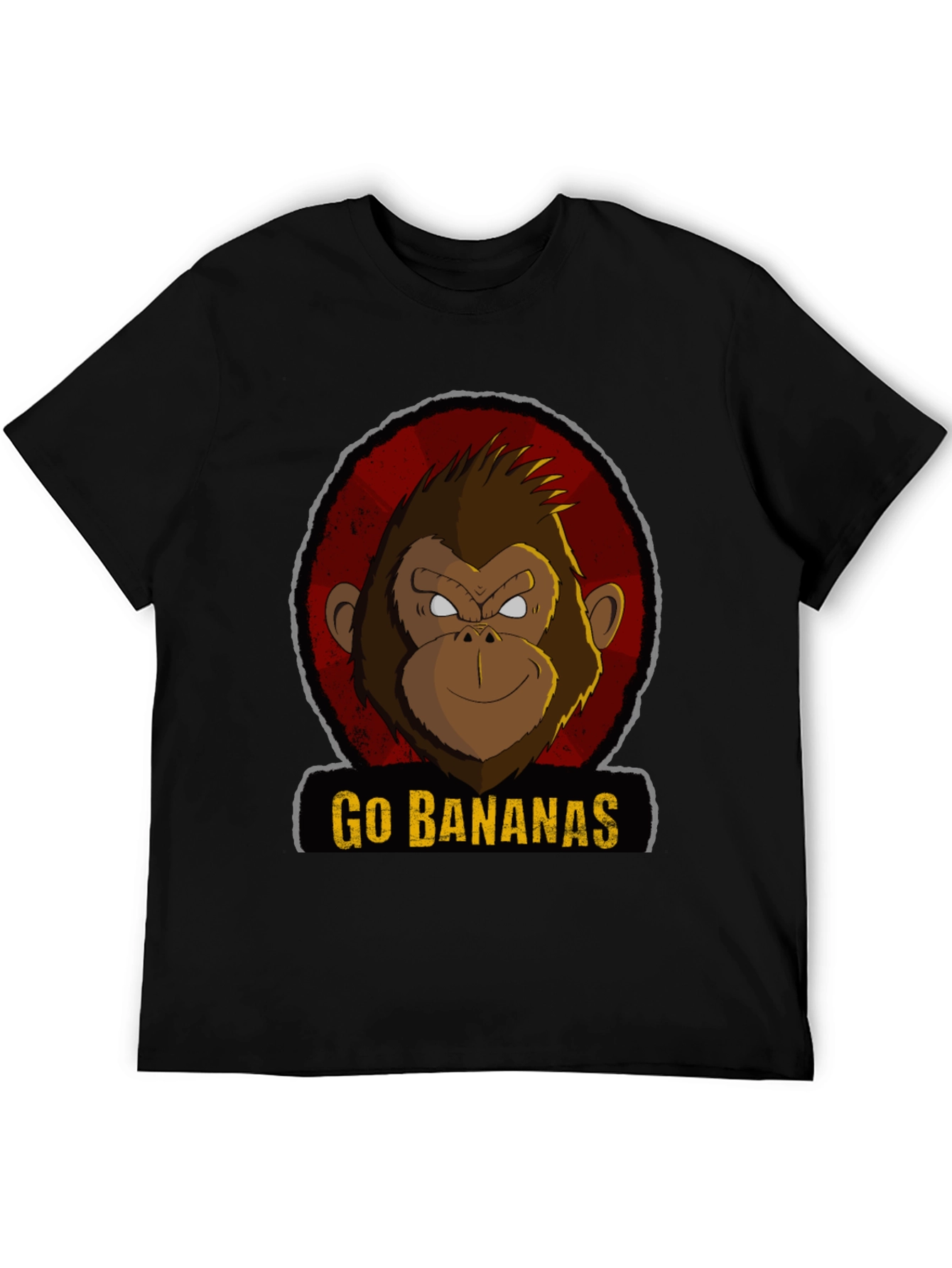 Go Bananas Monkey Graphic Tee - Black