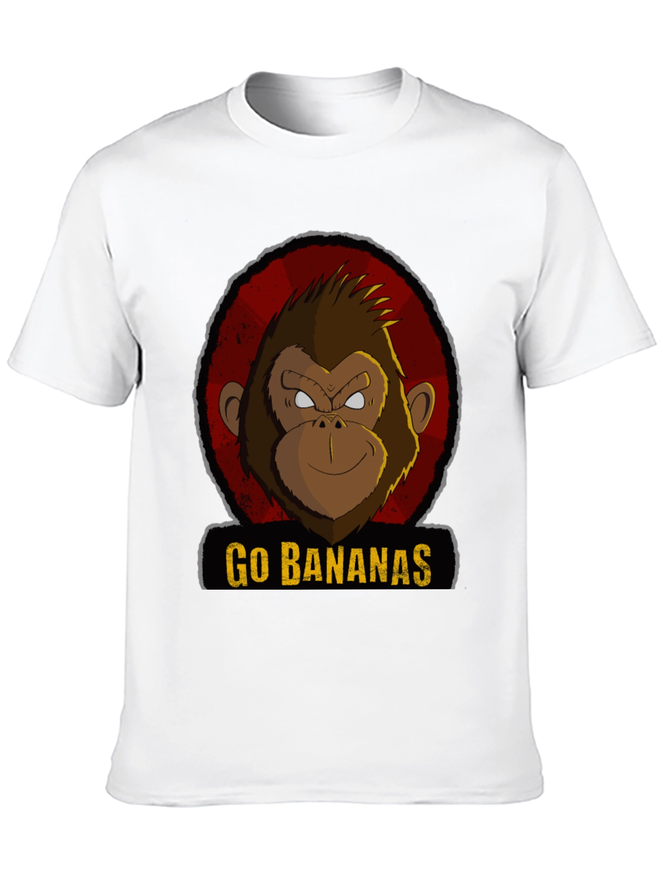 Go Bananas Monkey Graphic Tee - Black