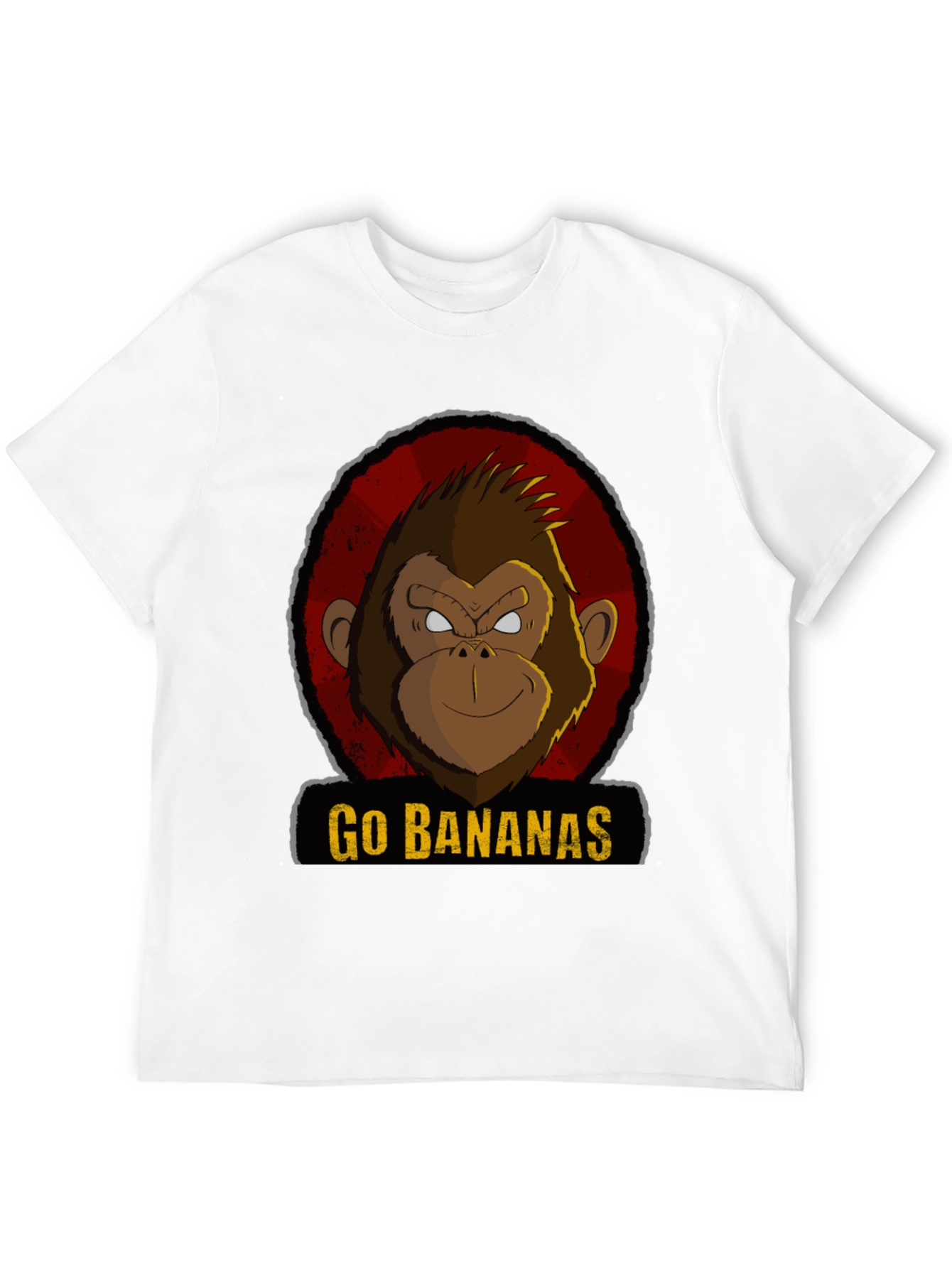 Go Bananas Monkey Graphic Tee - Black
