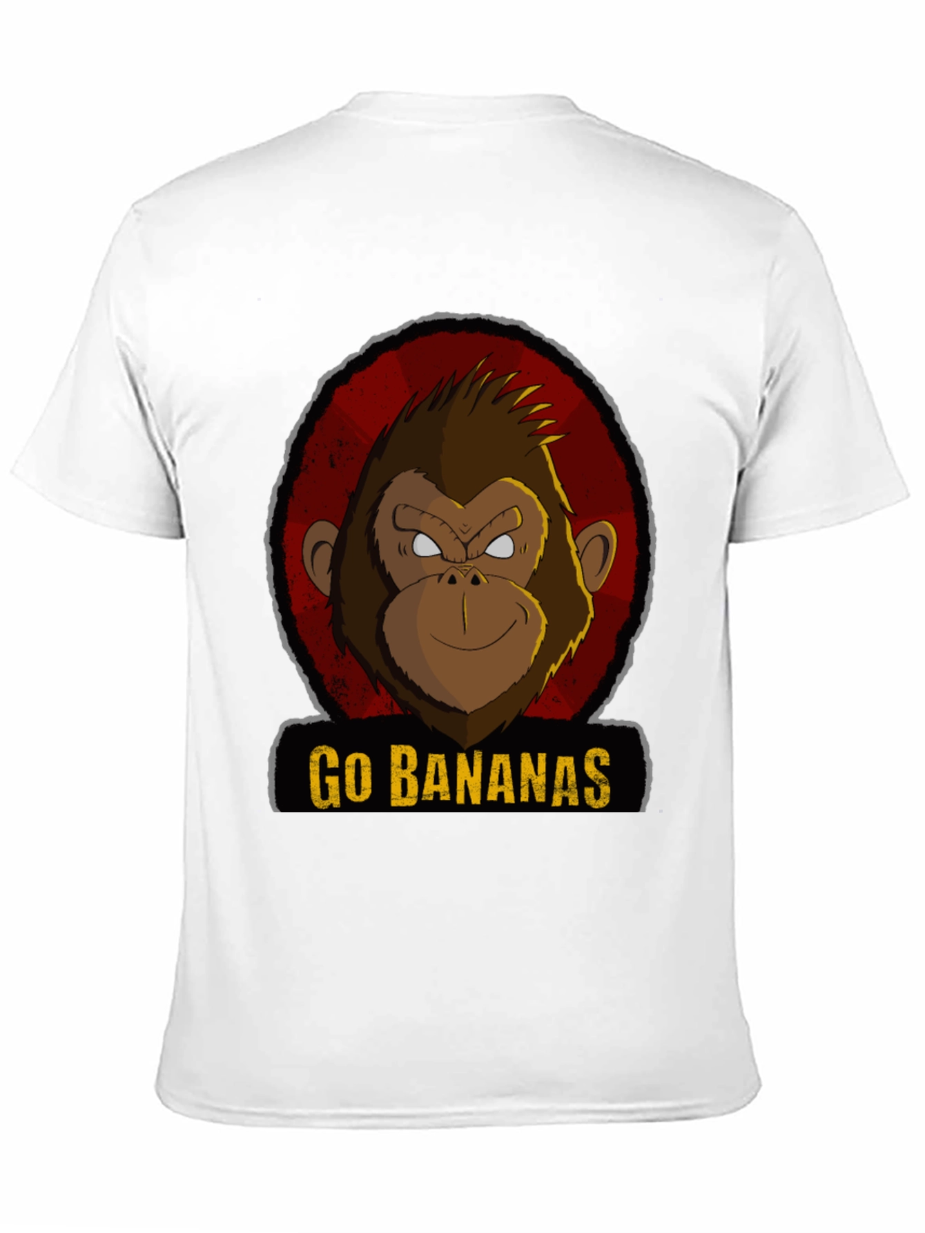 Go Bananas Monkey Graphic Tee - Black