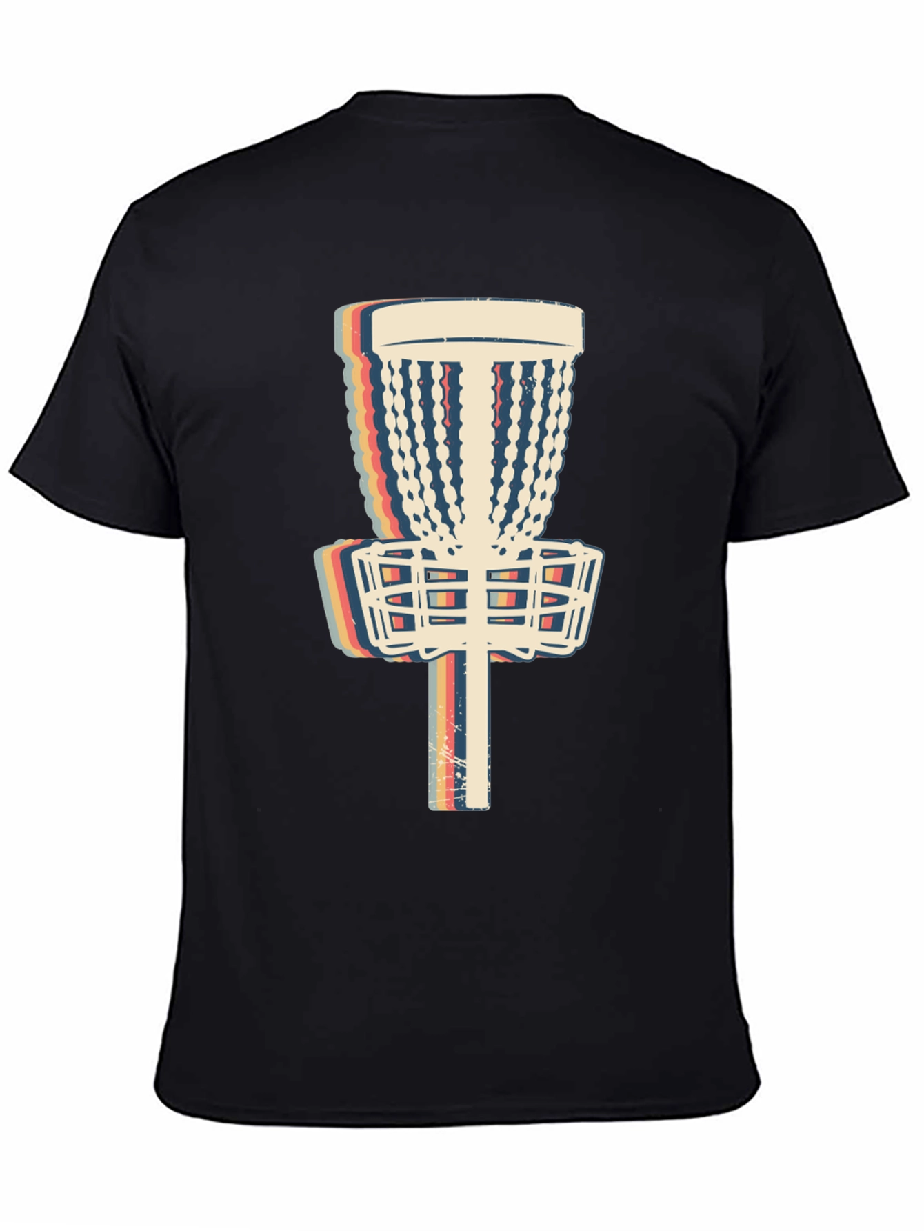 Retro Disc Golf Basket T-Shirt