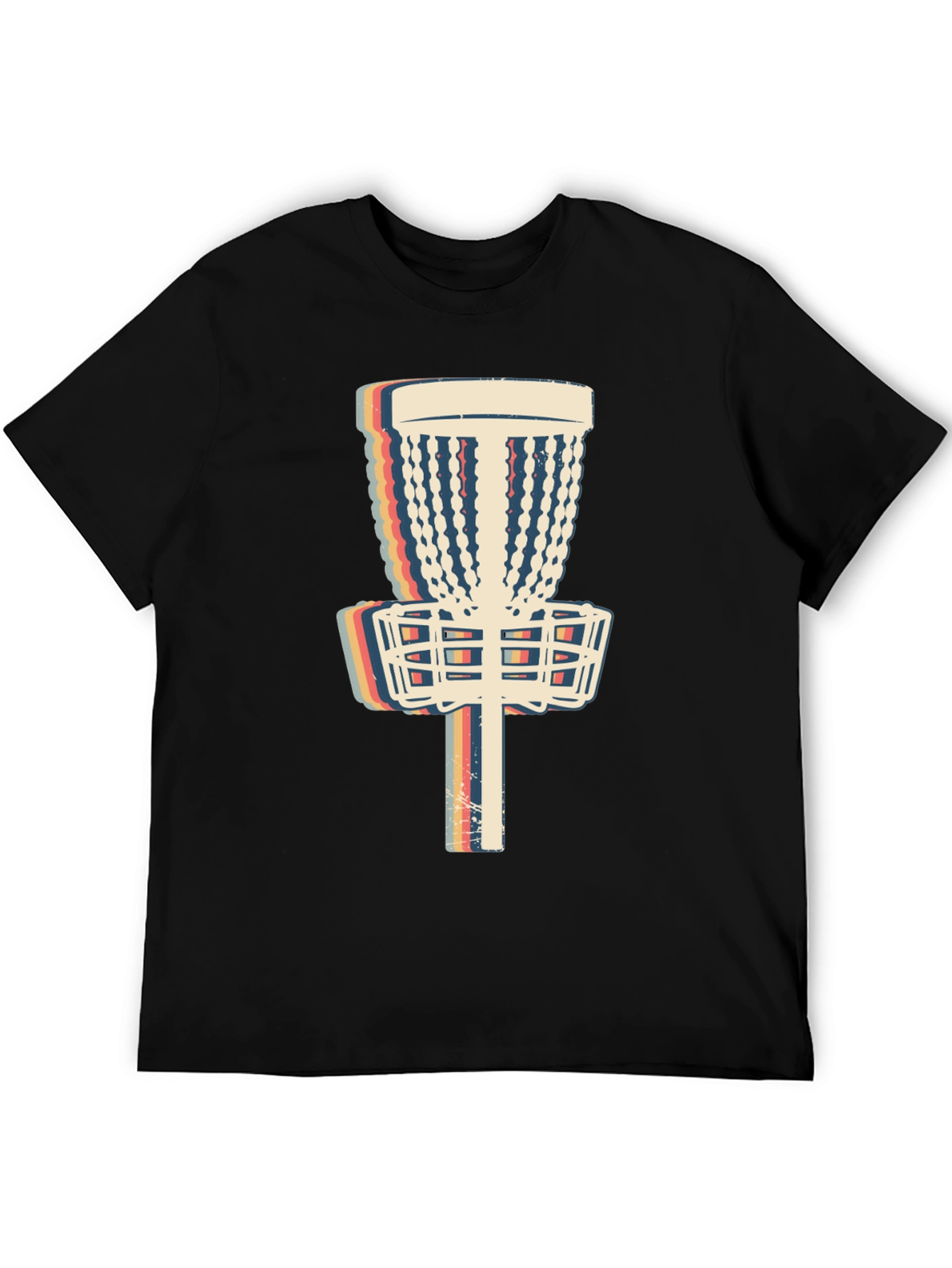 Retro Disc Golf Basket T-Shirt