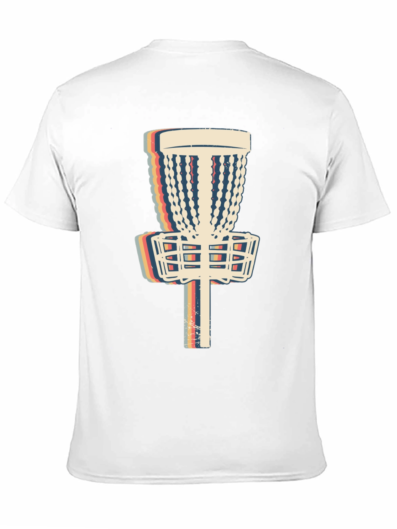 Retro Disc Golf Basket T-Shirt