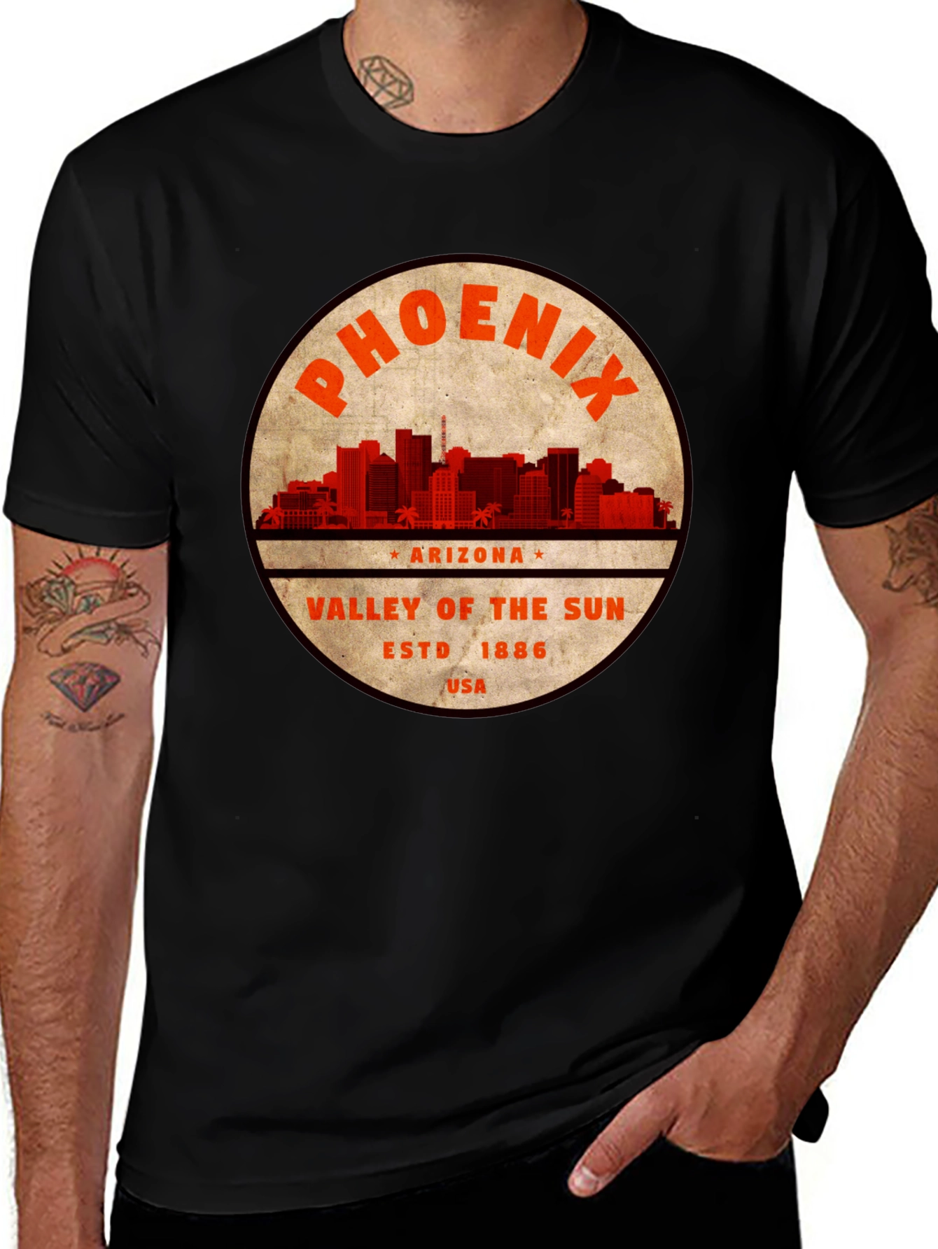 Phoenix Arizona Valley of the Sun Graphic T-Shirt
