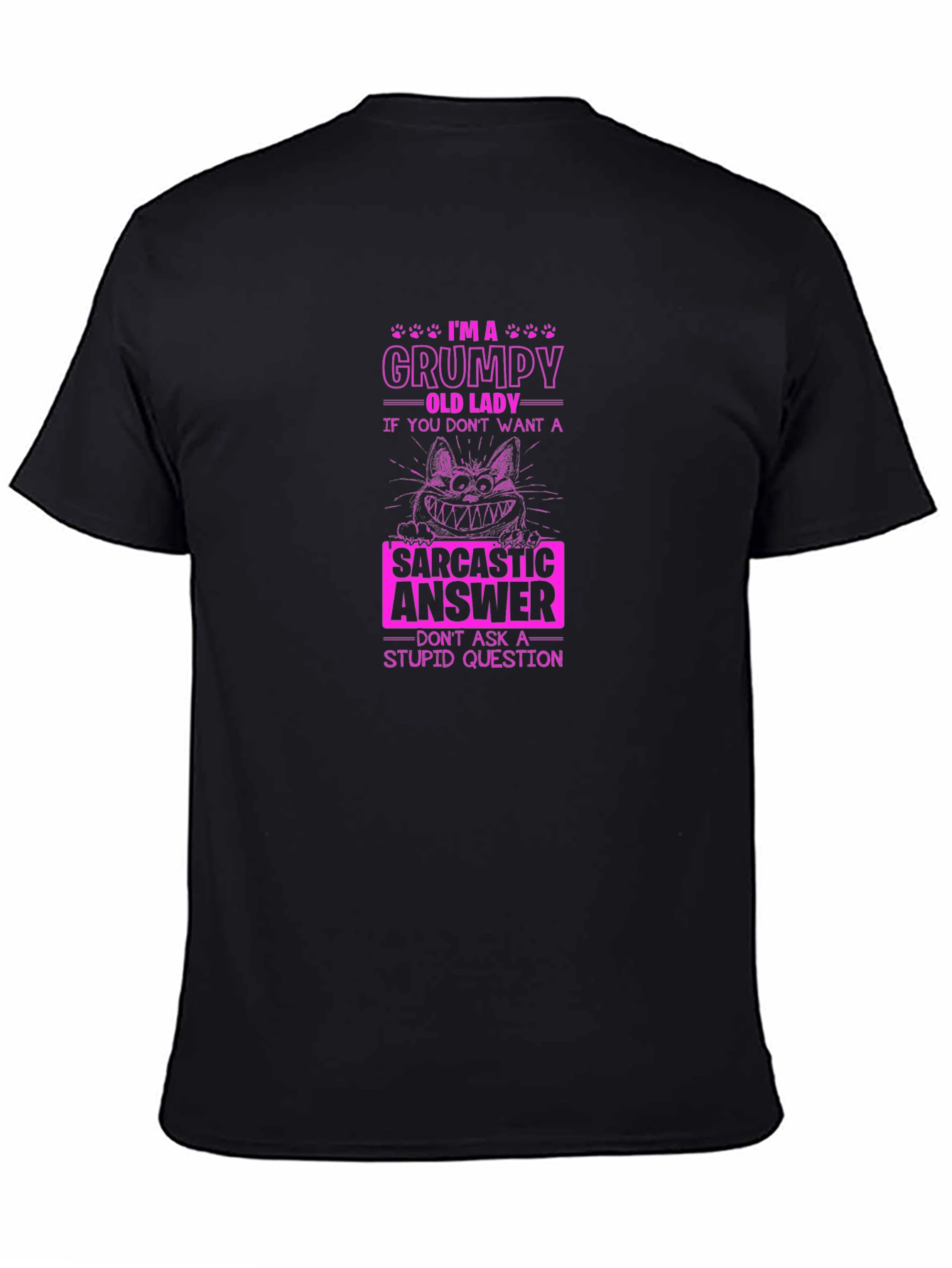 Grumpy Old Lady Sarcastic T-Shirt