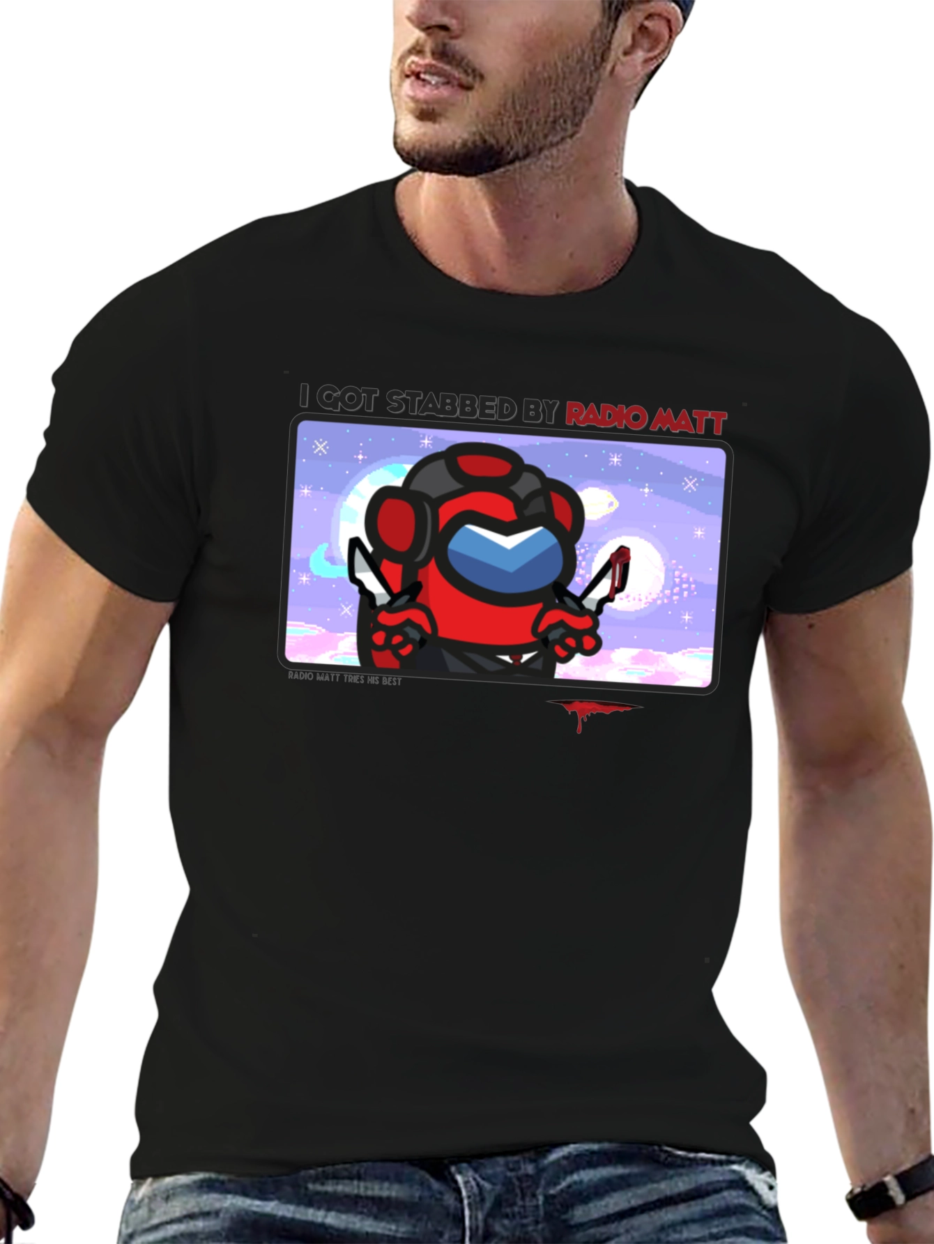 I Got Stabbed by Radio Matt T-Shirt