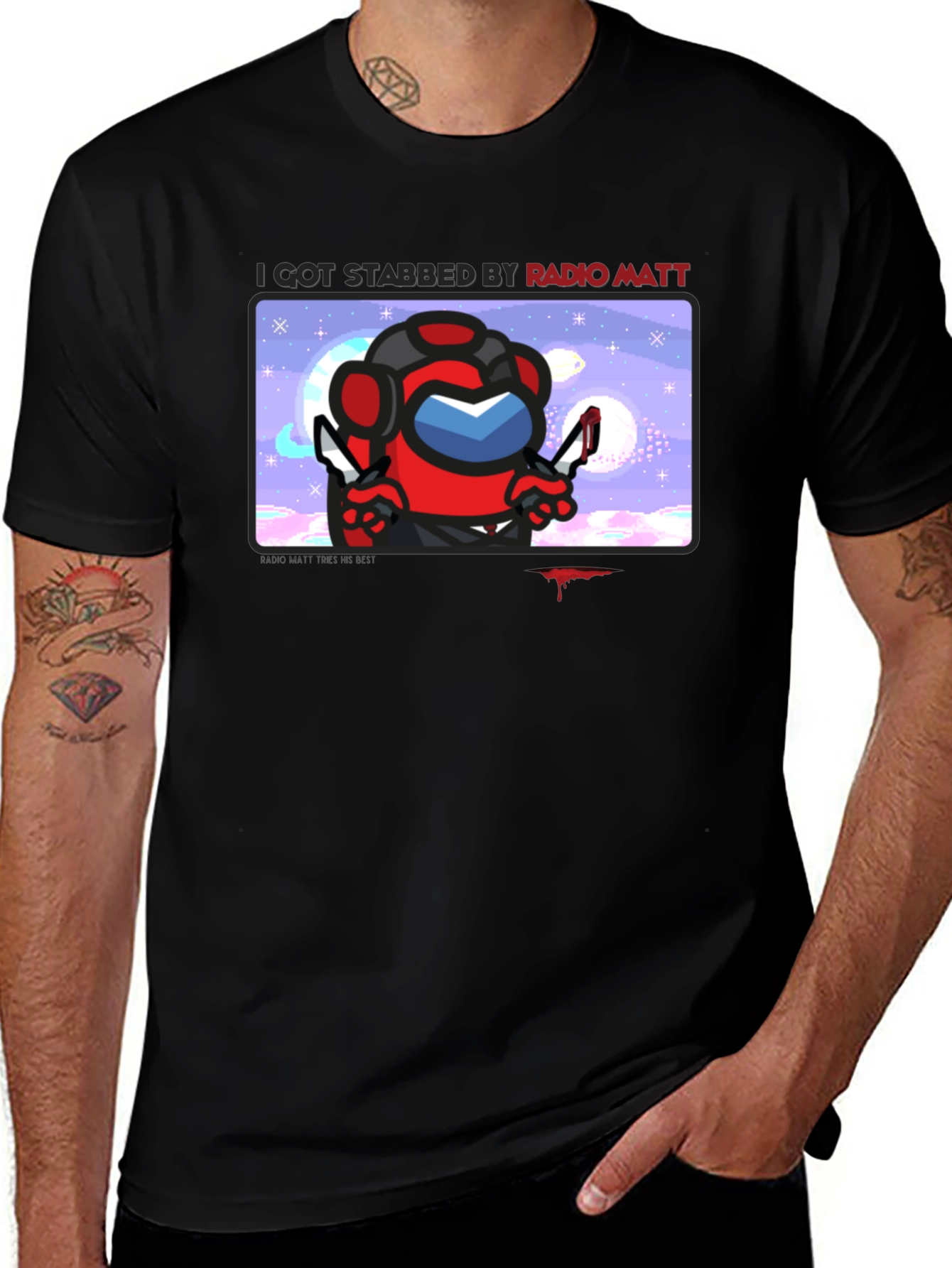 I Got Stabbed by Radio Matt T-Shirt