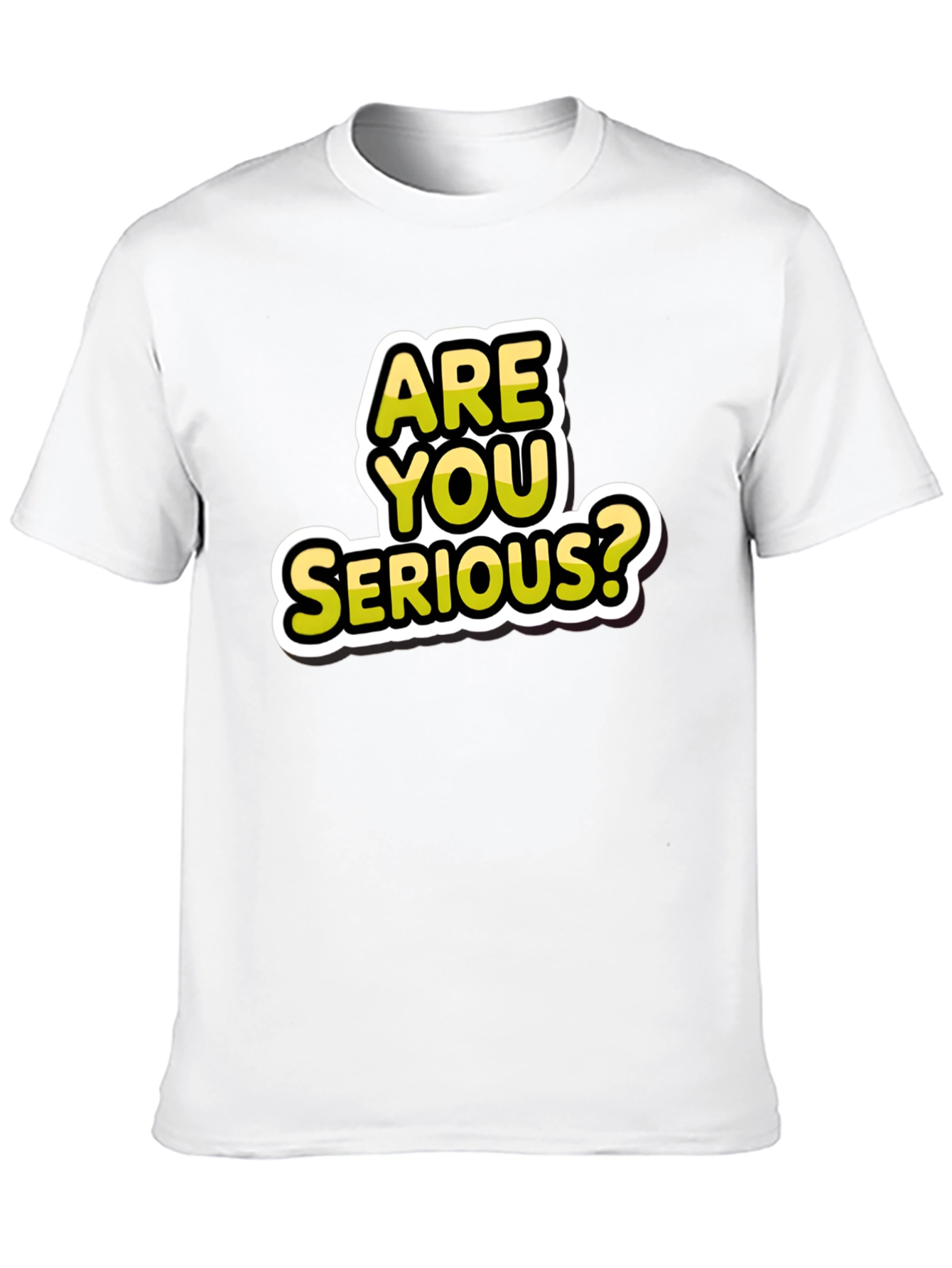 Are You Serious? Graphic T-Shirt - Black