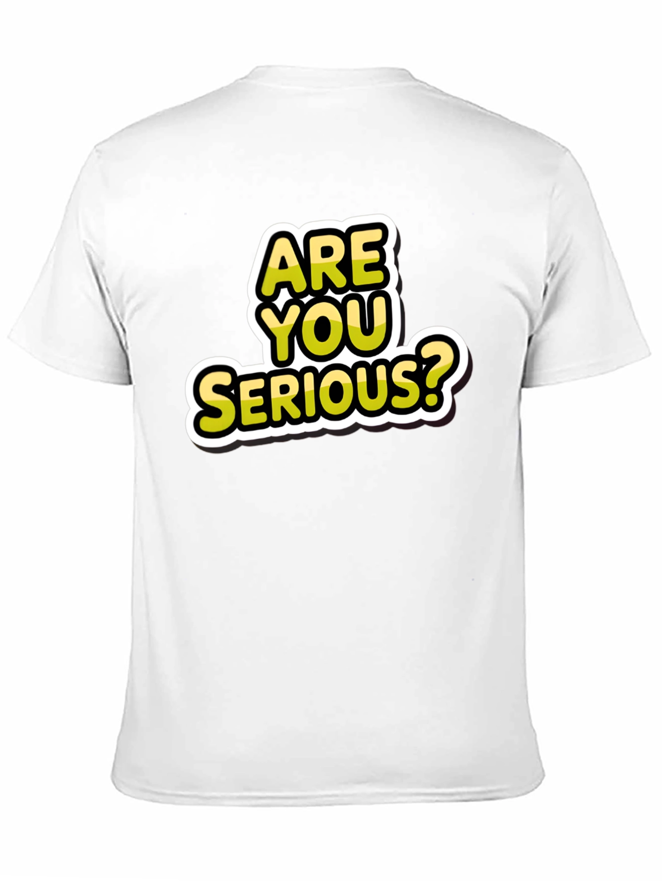 Are You Serious? Graphic T-Shirt - Black
