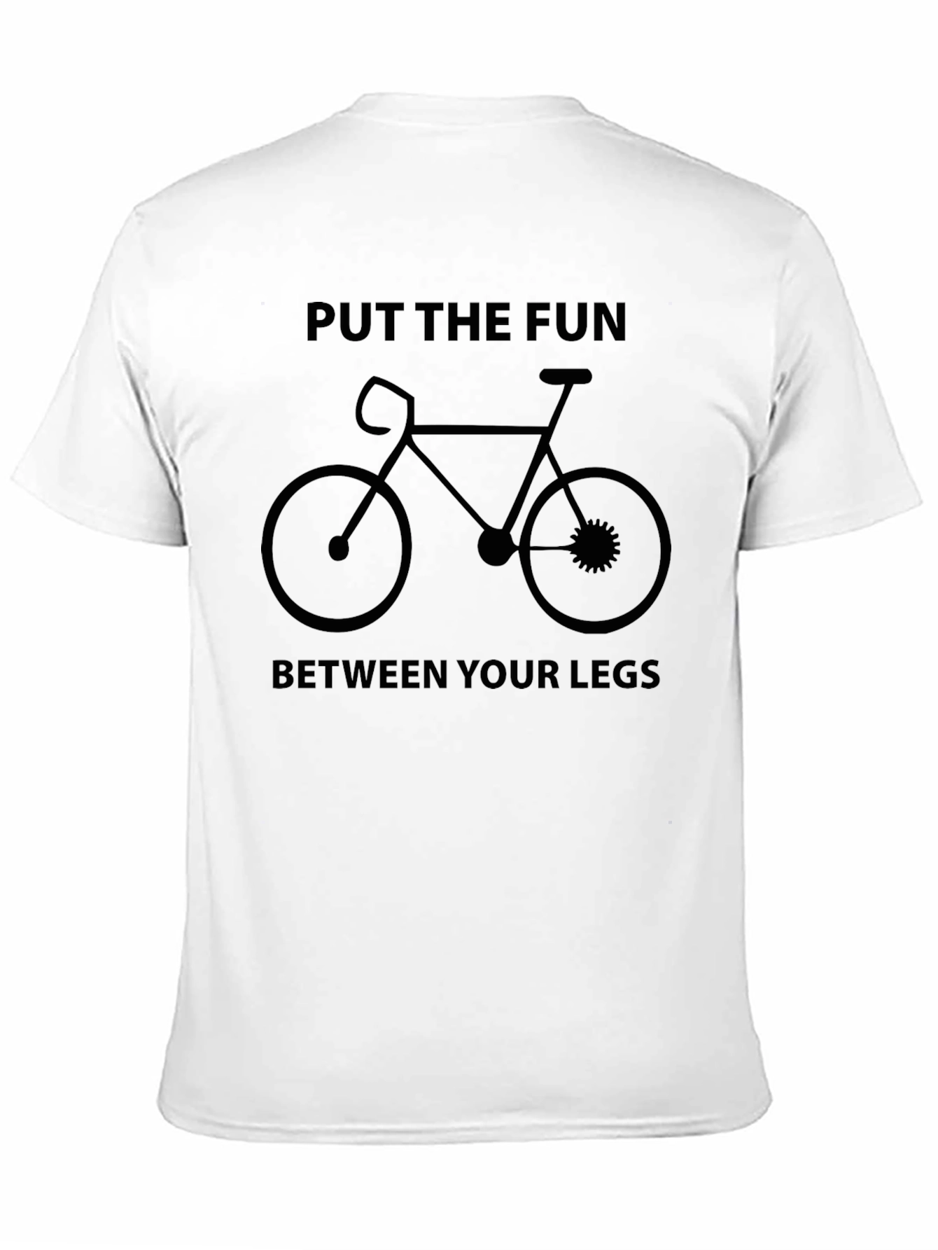 Fun Between Your Legs Bicycle Graphic T-Shirt