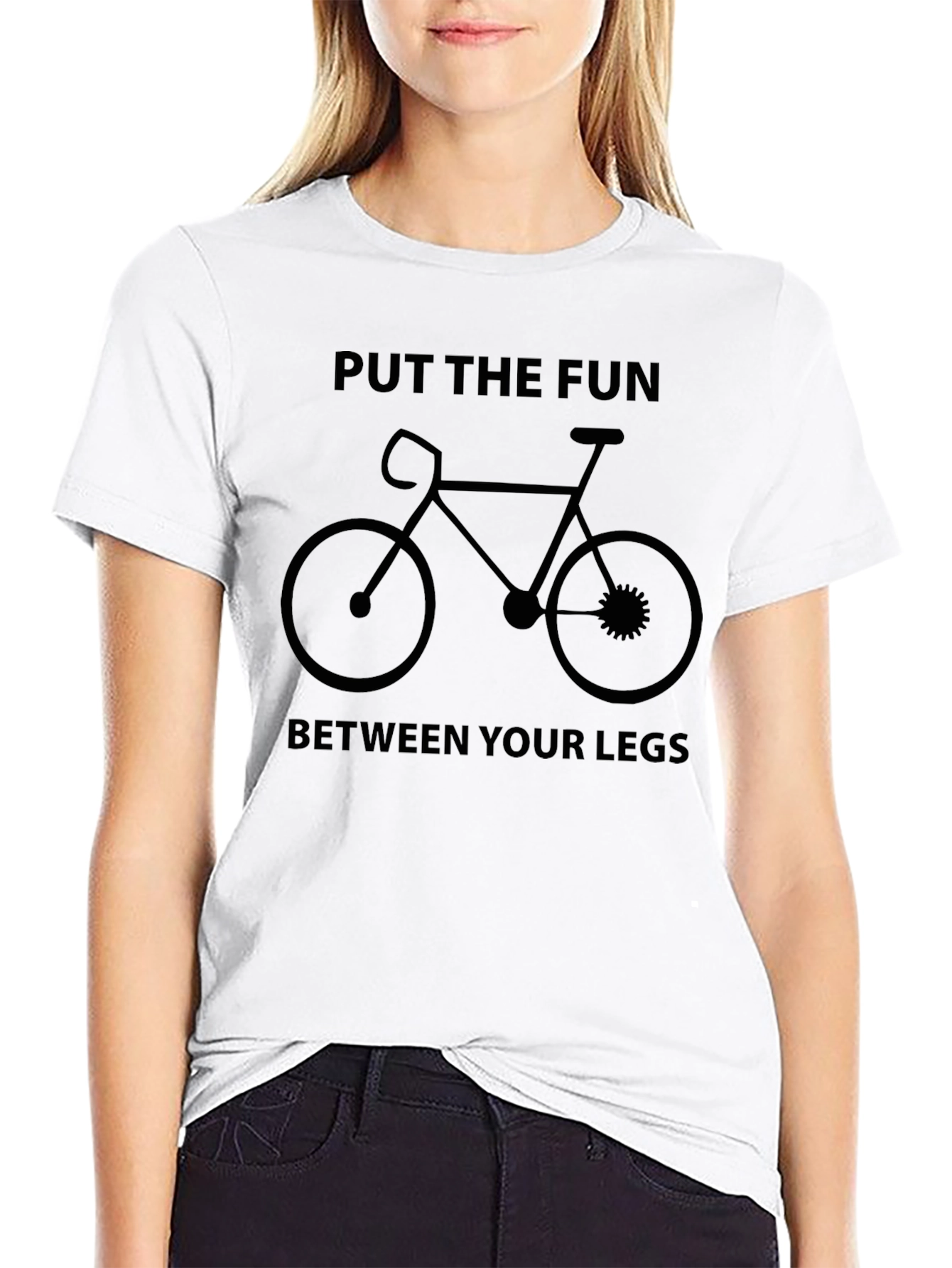 Fun Between Your Legs Bicycle Graphic T-Shirt