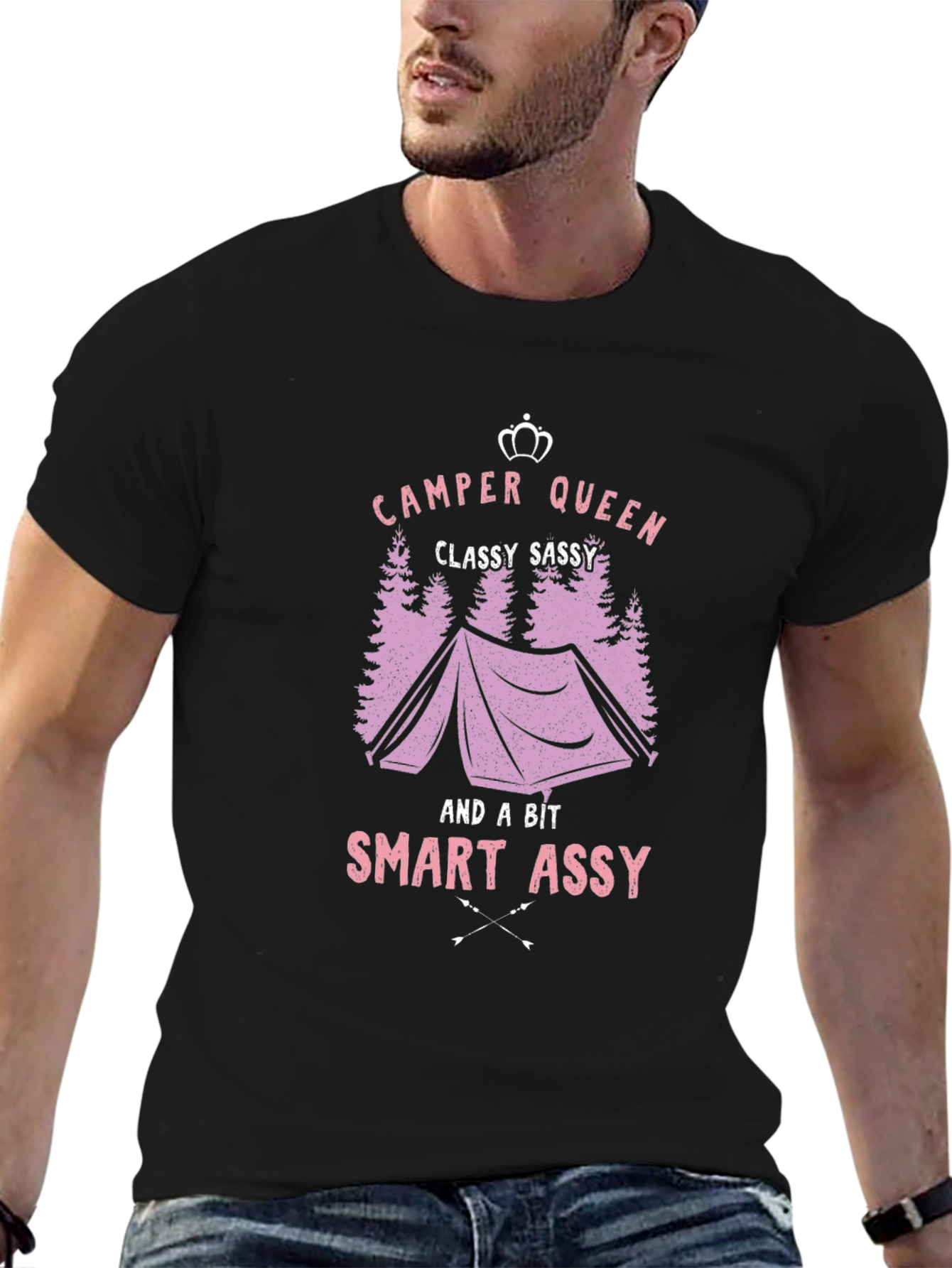Camper Queen T-Shirt - Classy Sassy & Smart Assy