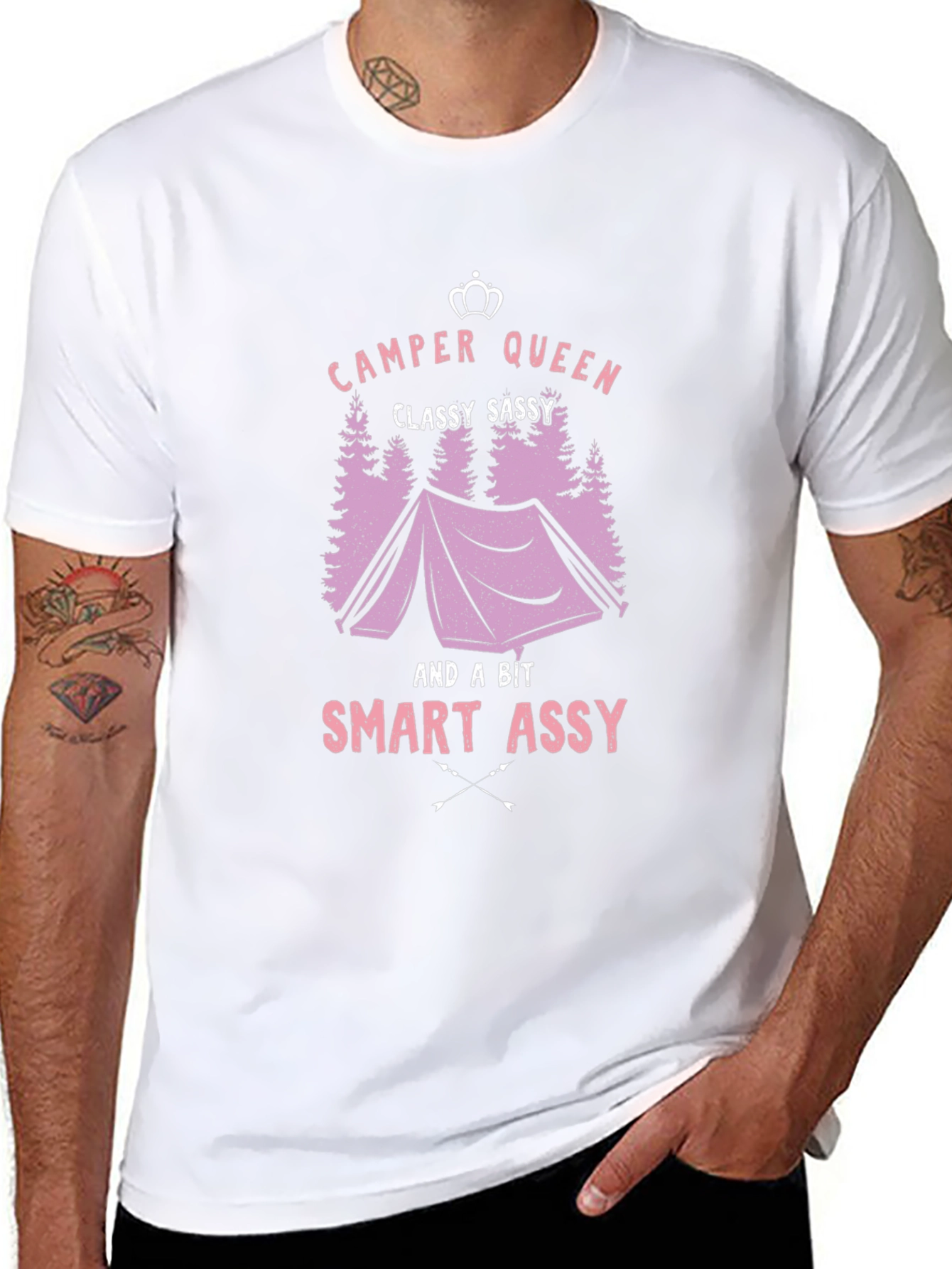 Camper Queen T-Shirt - Classy Sassy & Smart Assy