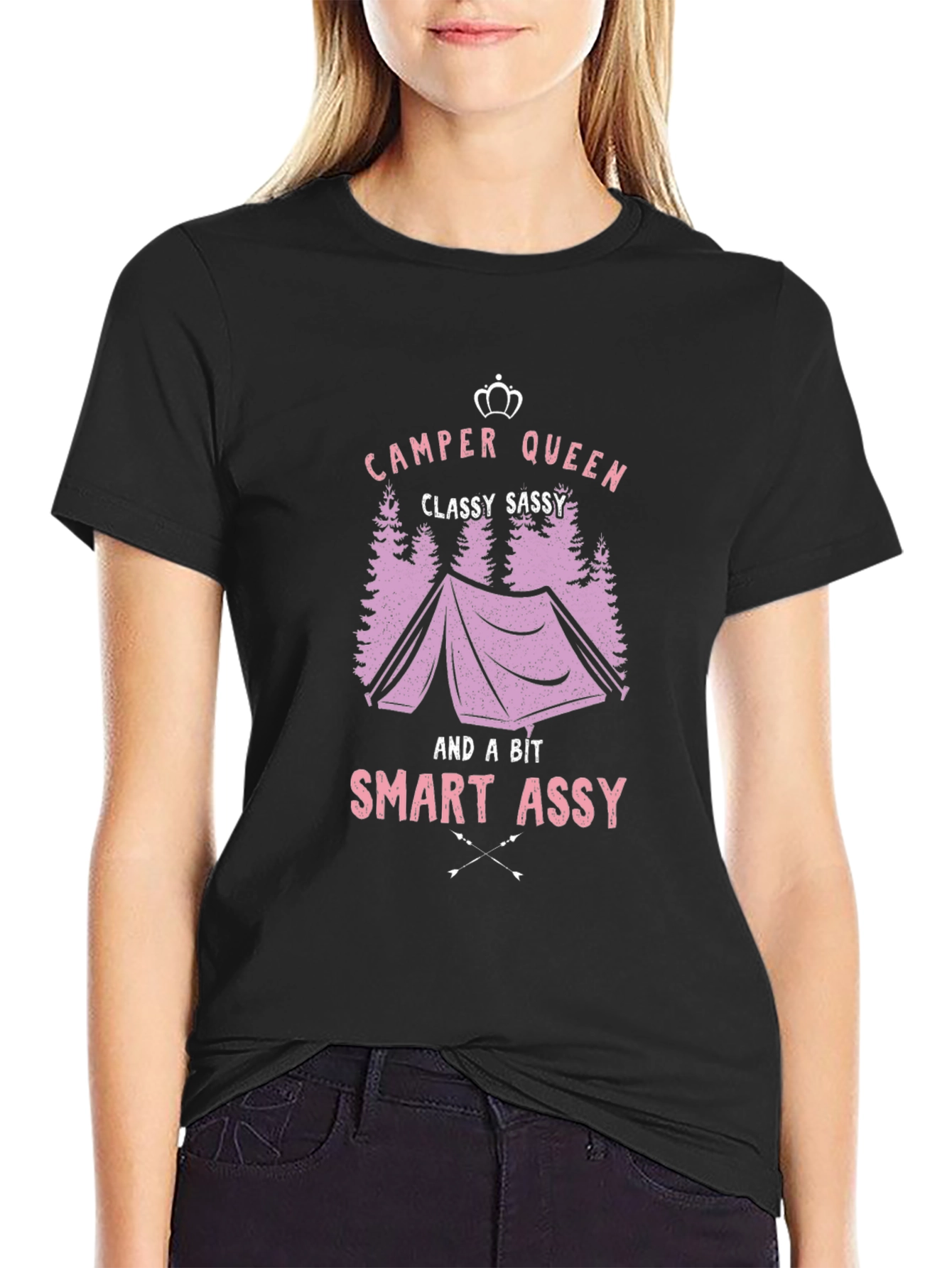 Camper Queen T-Shirt - Classy Sassy & Smart Assy