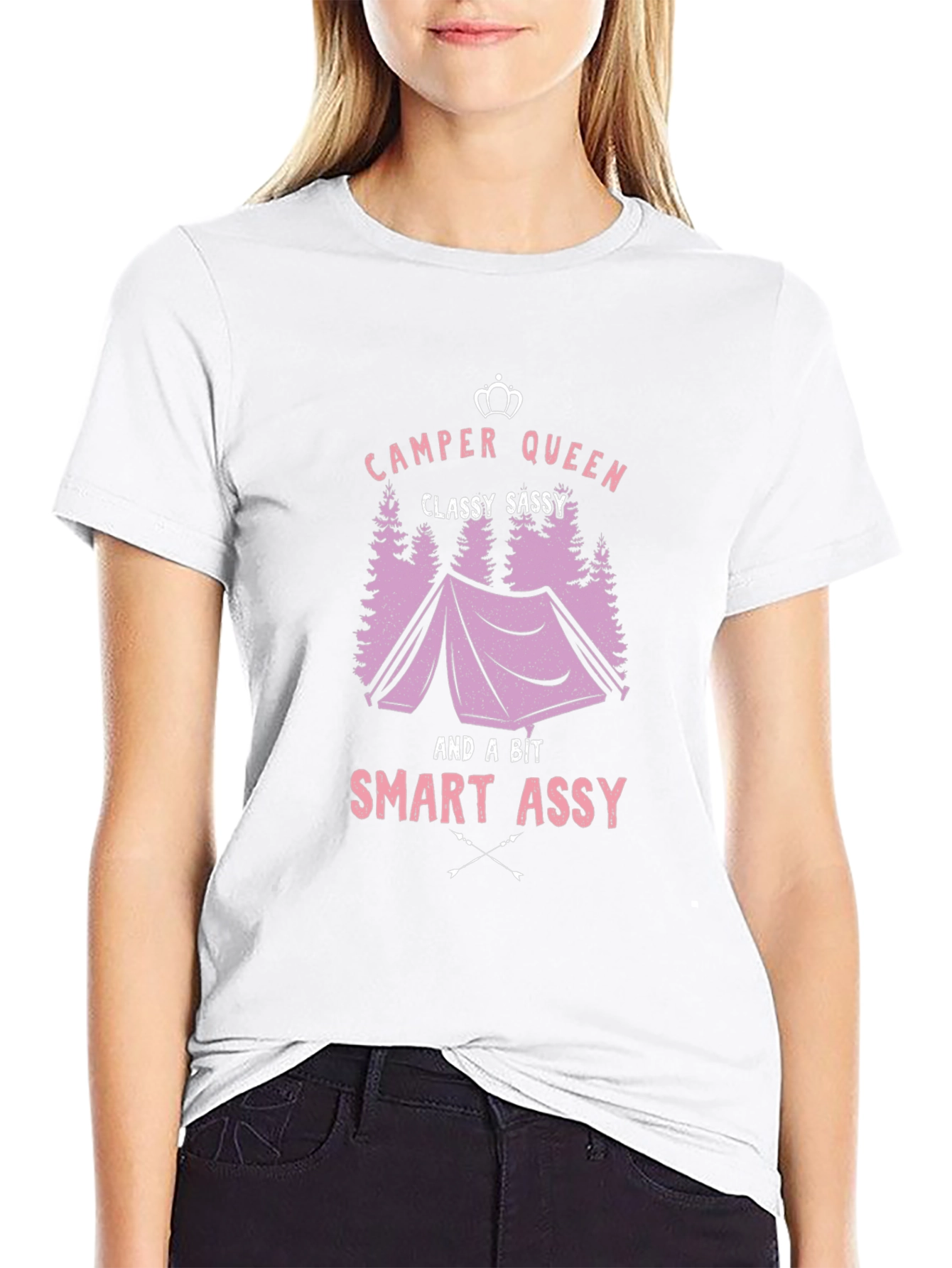 Camper Queen T-Shirt - Classy Sassy & Smart Assy