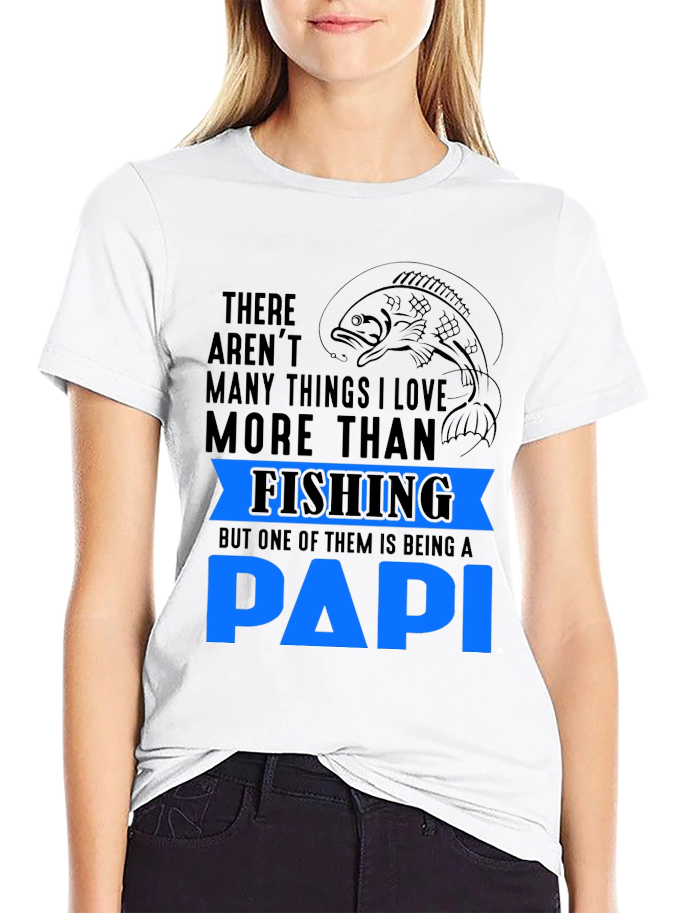 Fishing PAPI T-Shirt Gift for Fisherman Dad