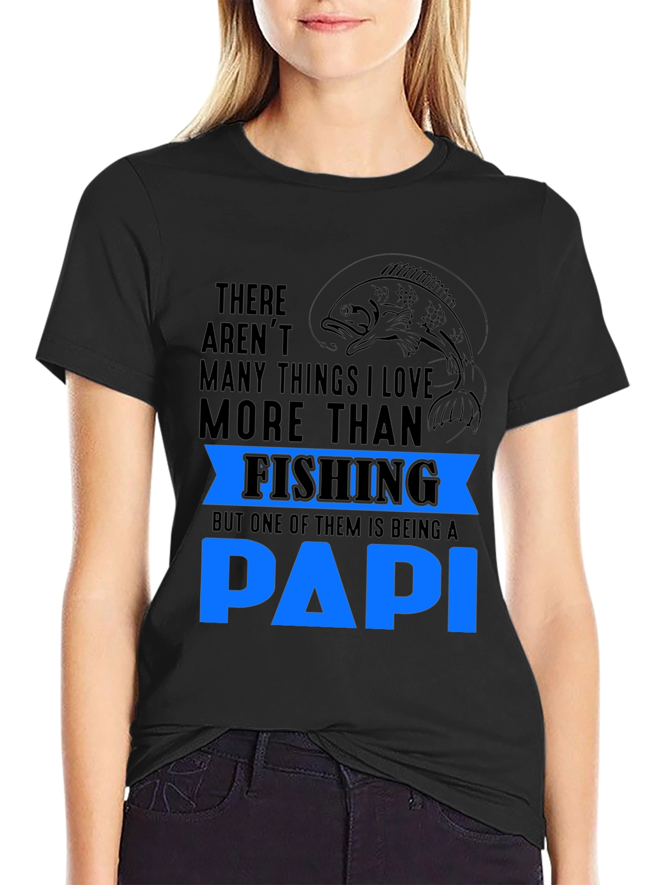 Fishing PAPI T-Shirt Gift for Fisherman Dad