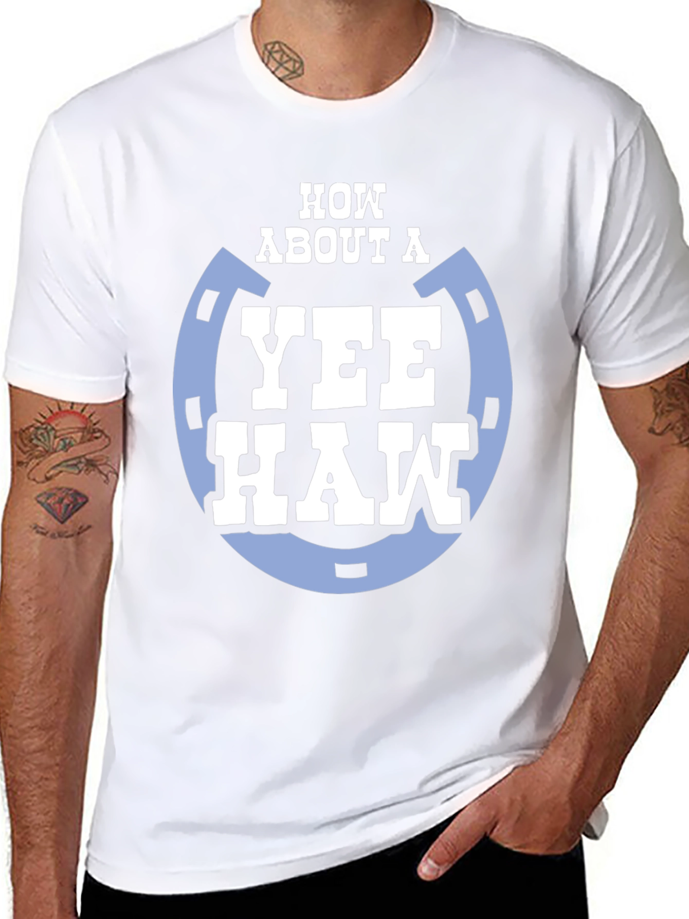 Yee Haw T-Shirt - Cowboy Western Style