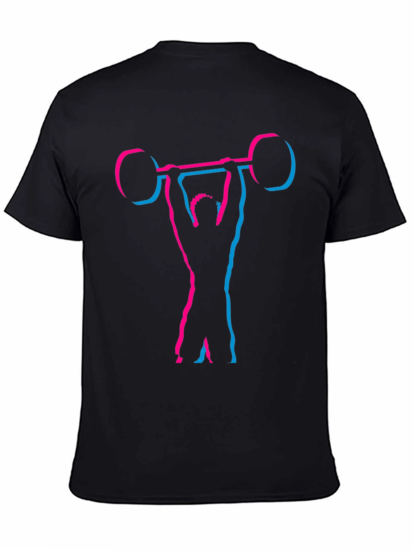 Weightlifting Silhouette T-Shirt - Black