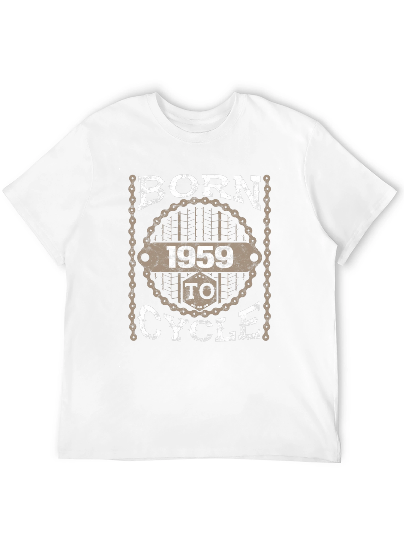 Born in 1959 To Cycle Graphic T-Shirt
