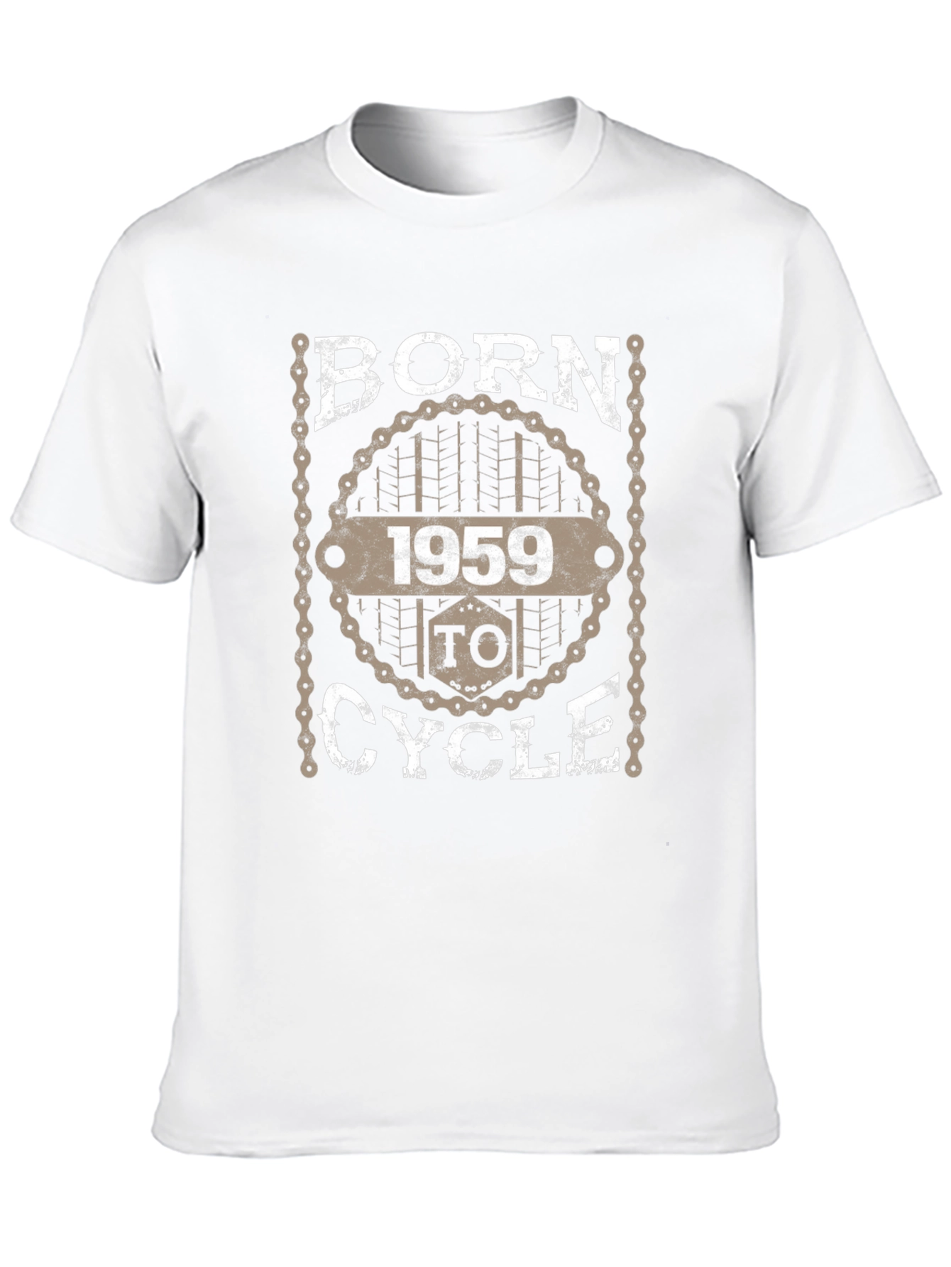 Born in 1959 To Cycle Graphic T-Shirt