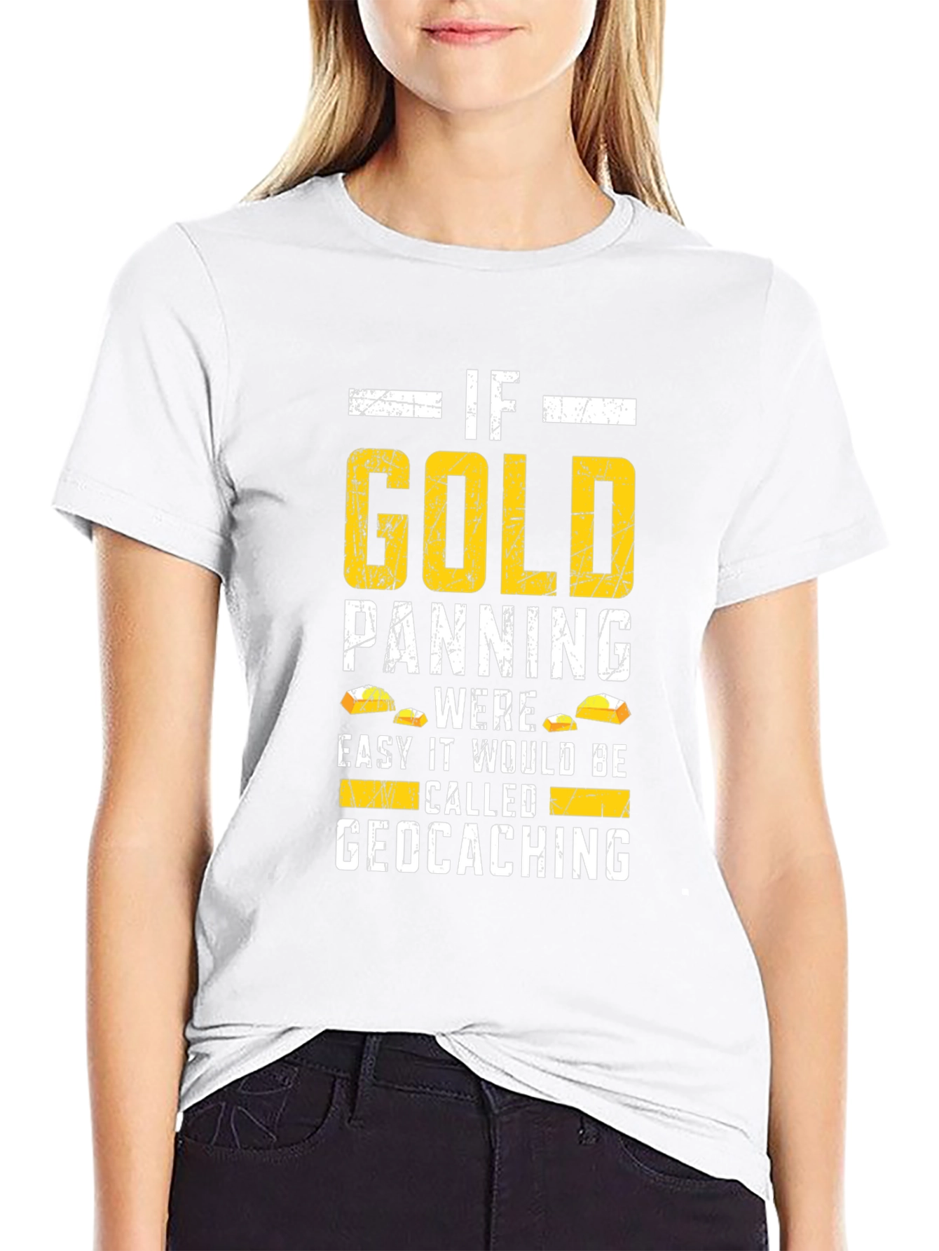 Funny Gold Panning Geocaching T-Shirt