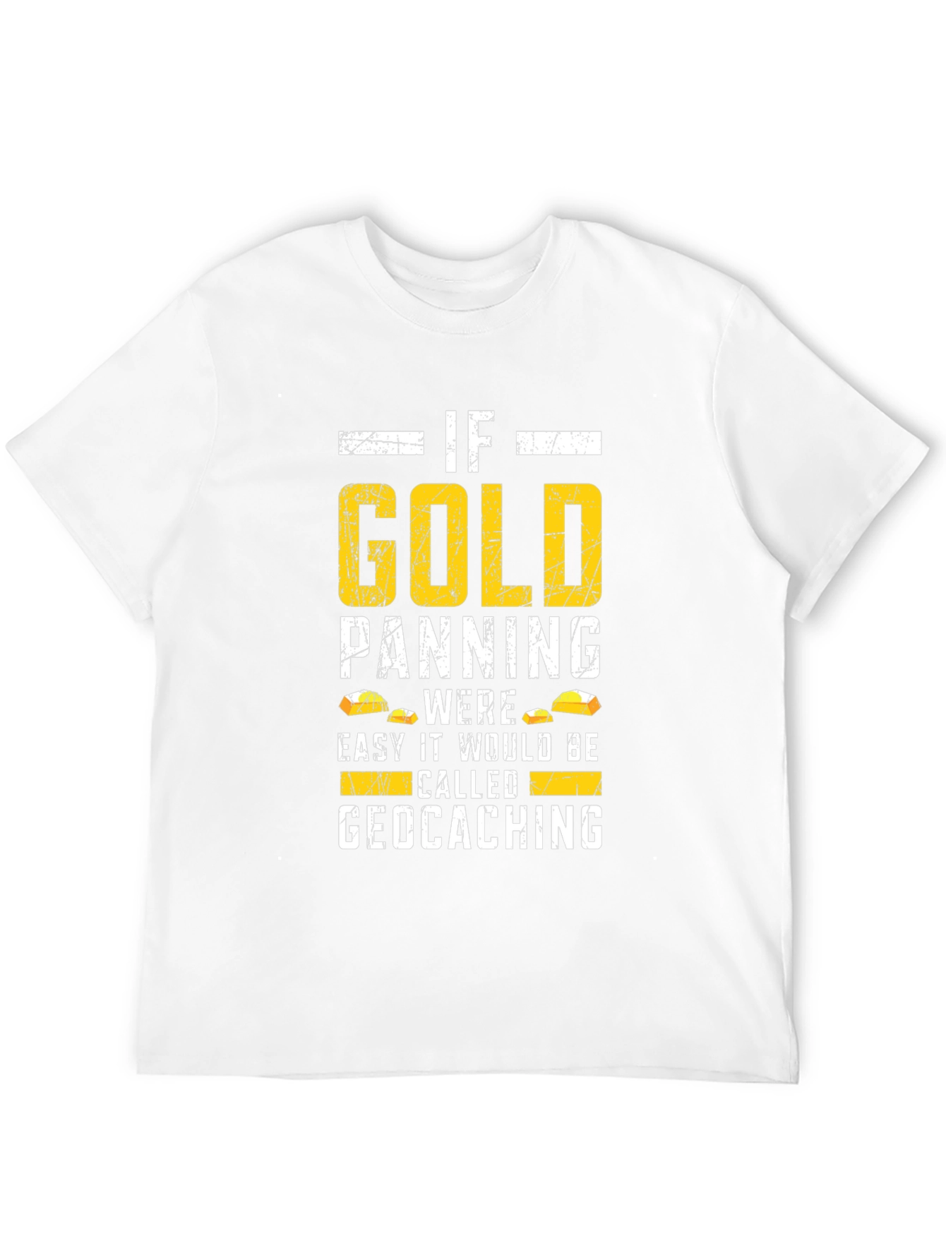 Funny Gold Panning Geocaching T-Shirt