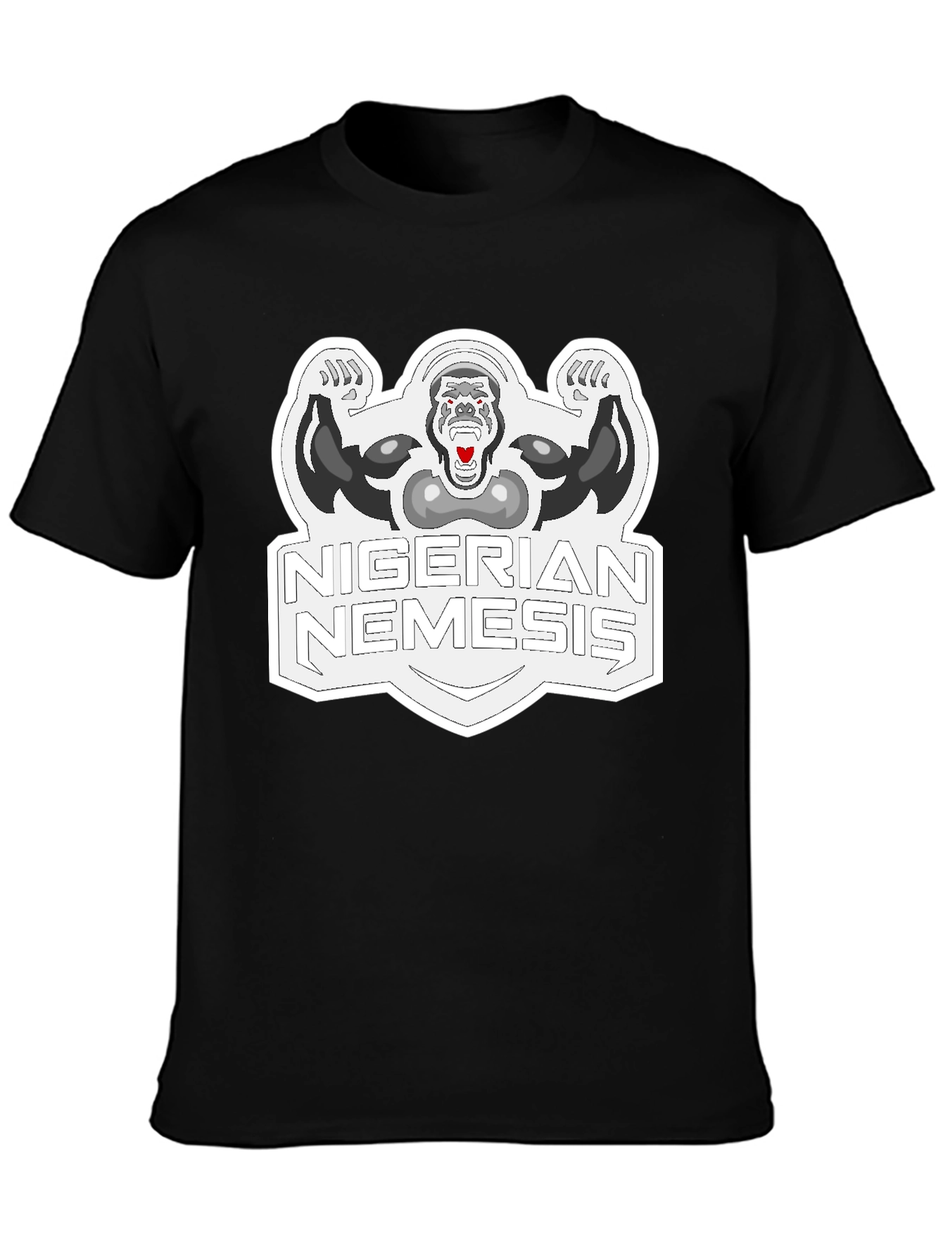 Nigerian Nemesis Black Graphic Tee