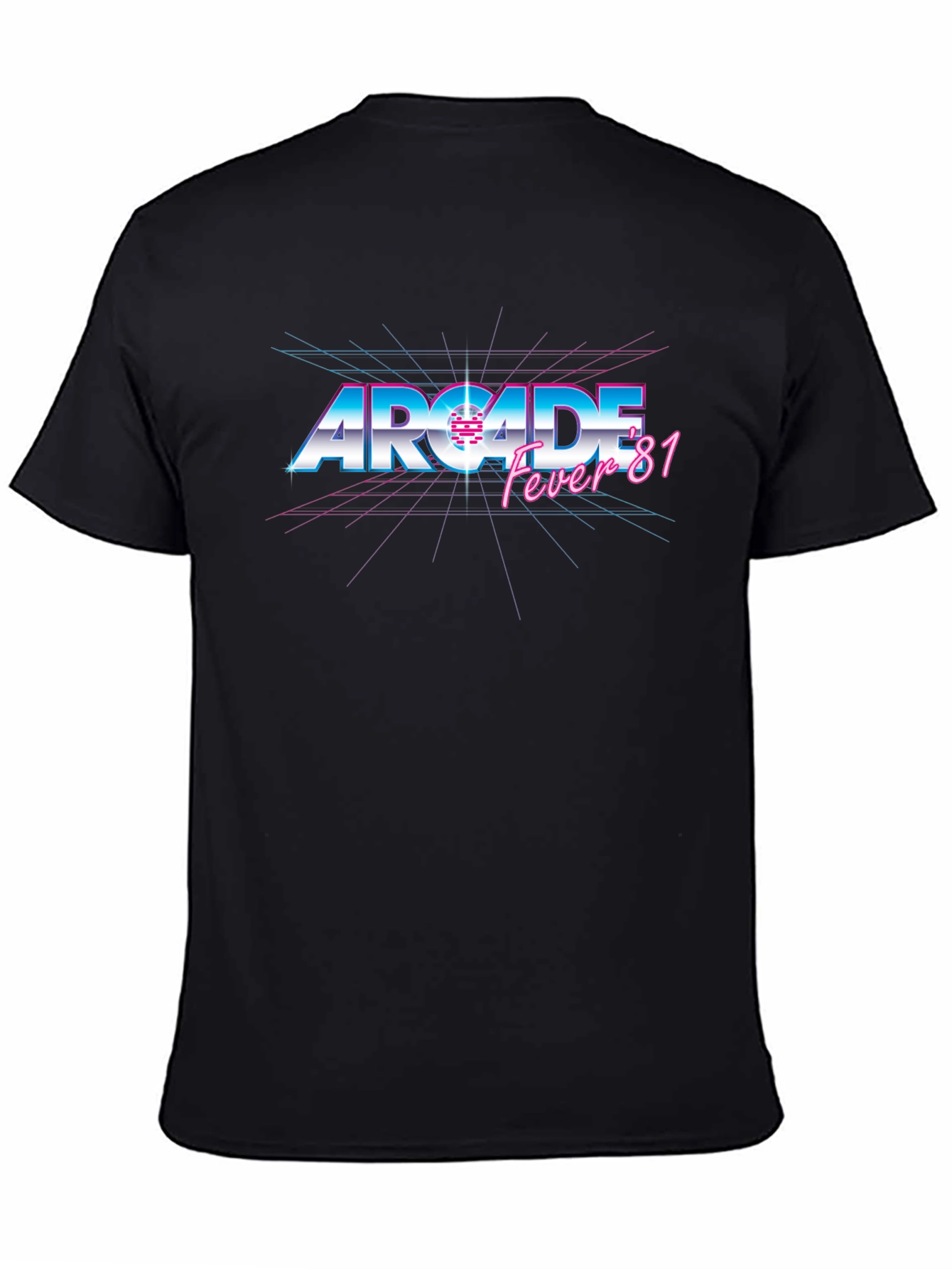 Retro Arcade Fever 81 T-Shirt - Black