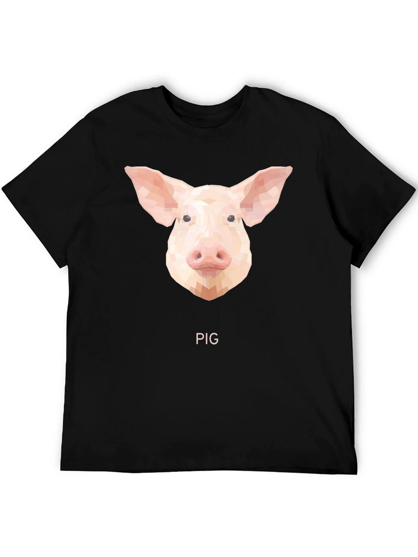 Geometric Pig T-Shirt - Modern Animal Tee