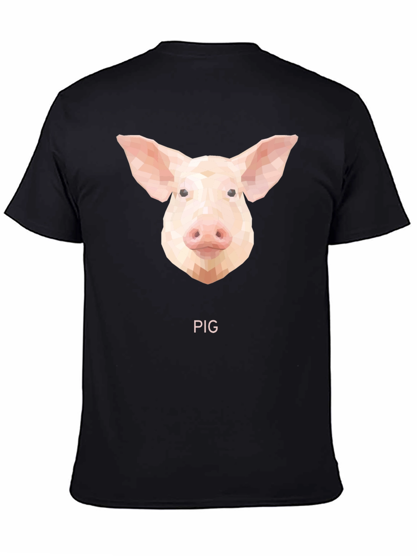 Geometric Pig T-Shirt - Modern Animal Tee