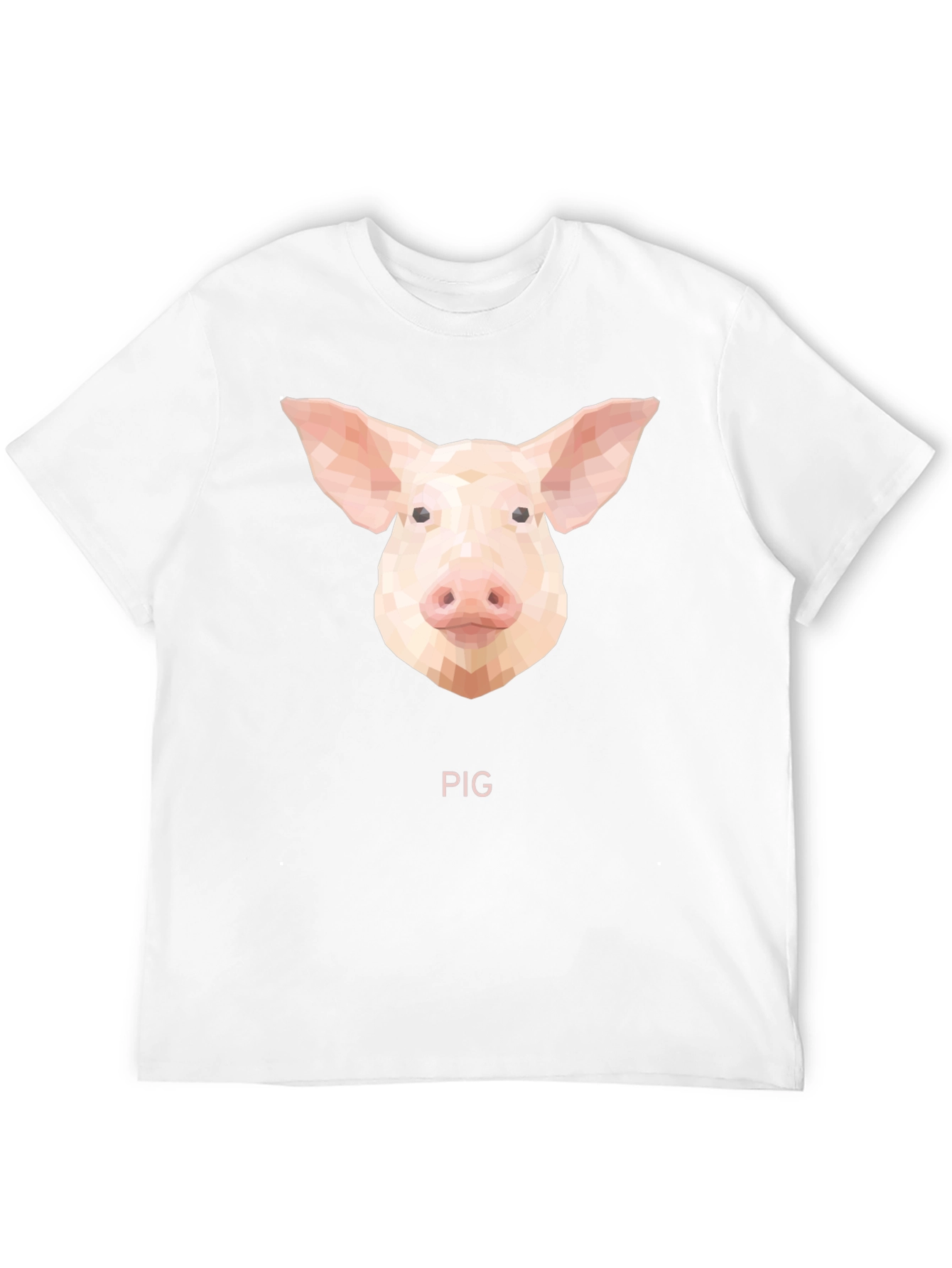 Geometric Pig T-Shirt - Modern Animal Tee