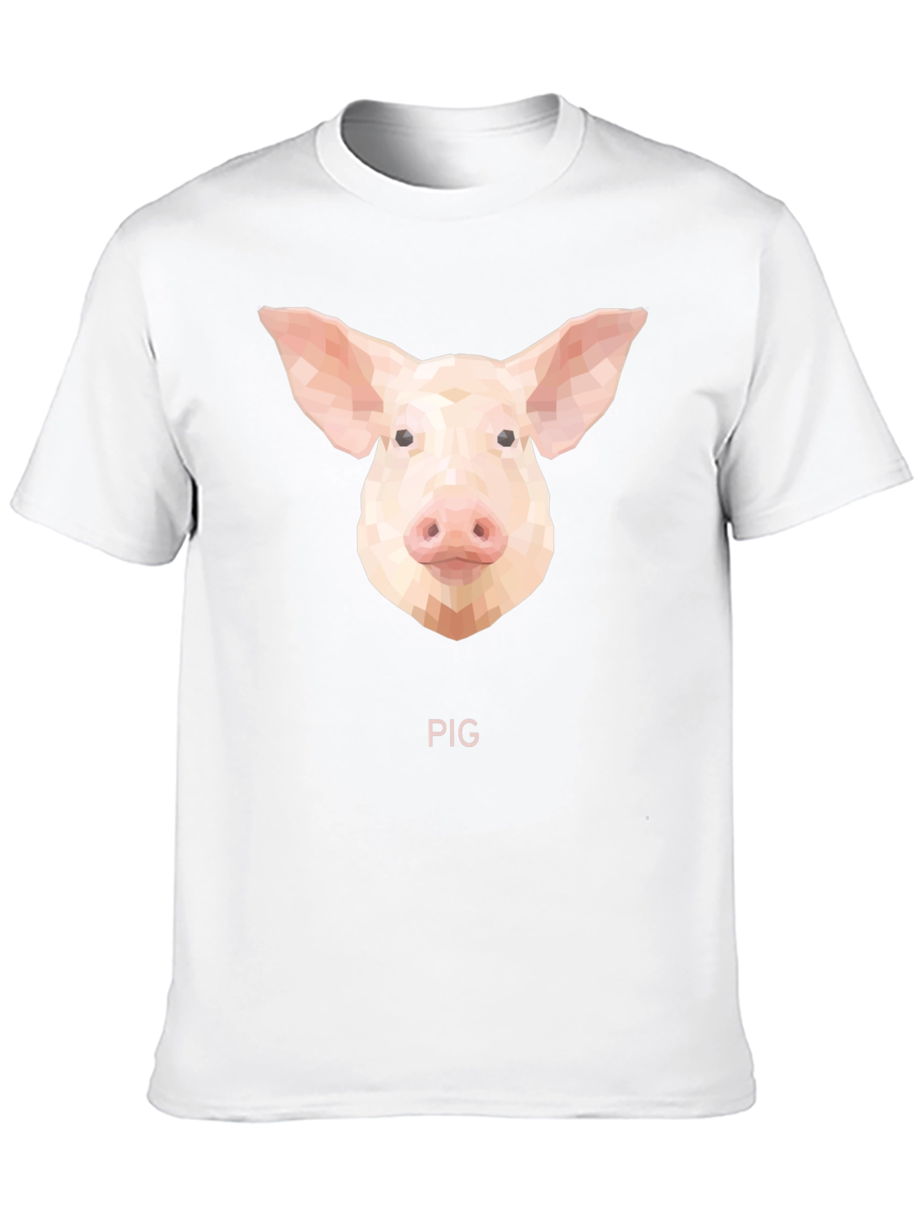 Geometric Pig T-Shirt - Modern Animal Tee